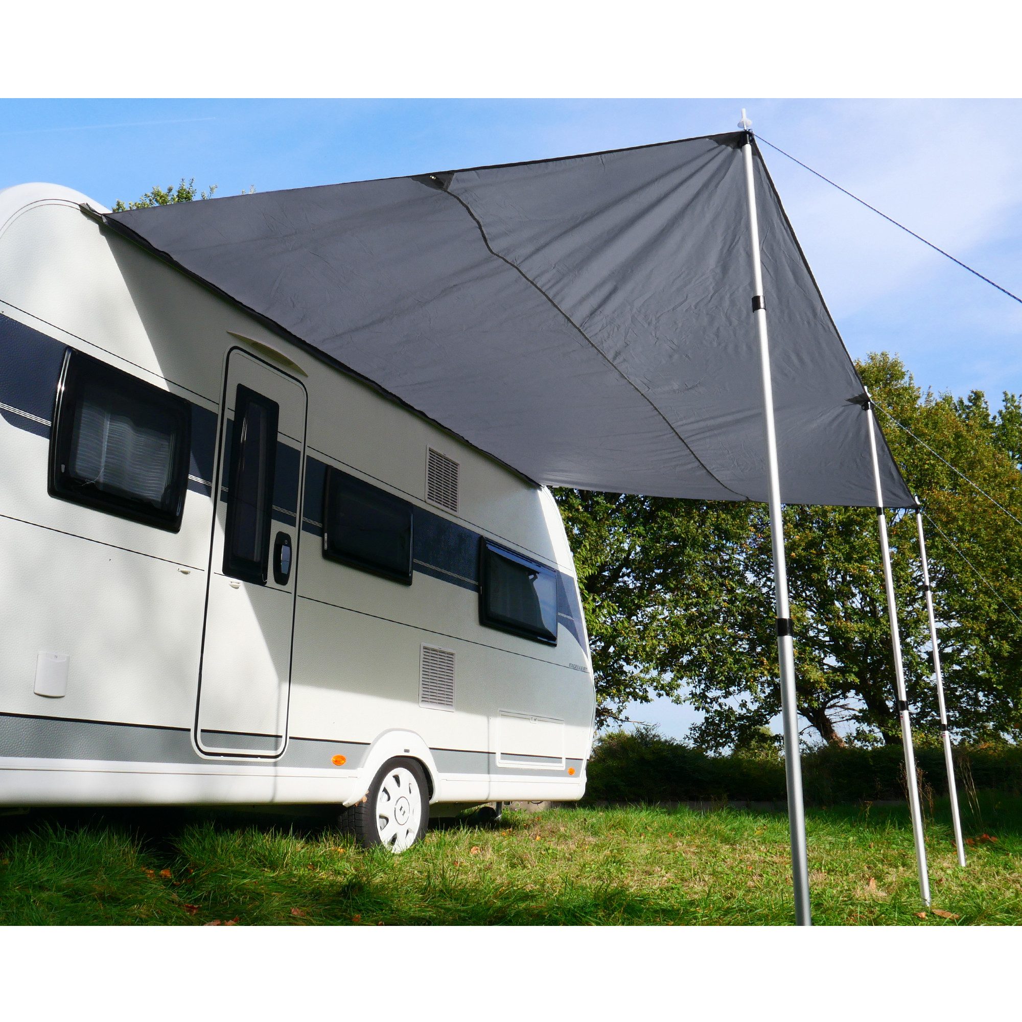 yourGEAR Sonnensegel yourGEAR Wohnwagen Sonnensegel Caravan Tarp 3 x 2,4 m Sonnendach – Bild 3 von 5