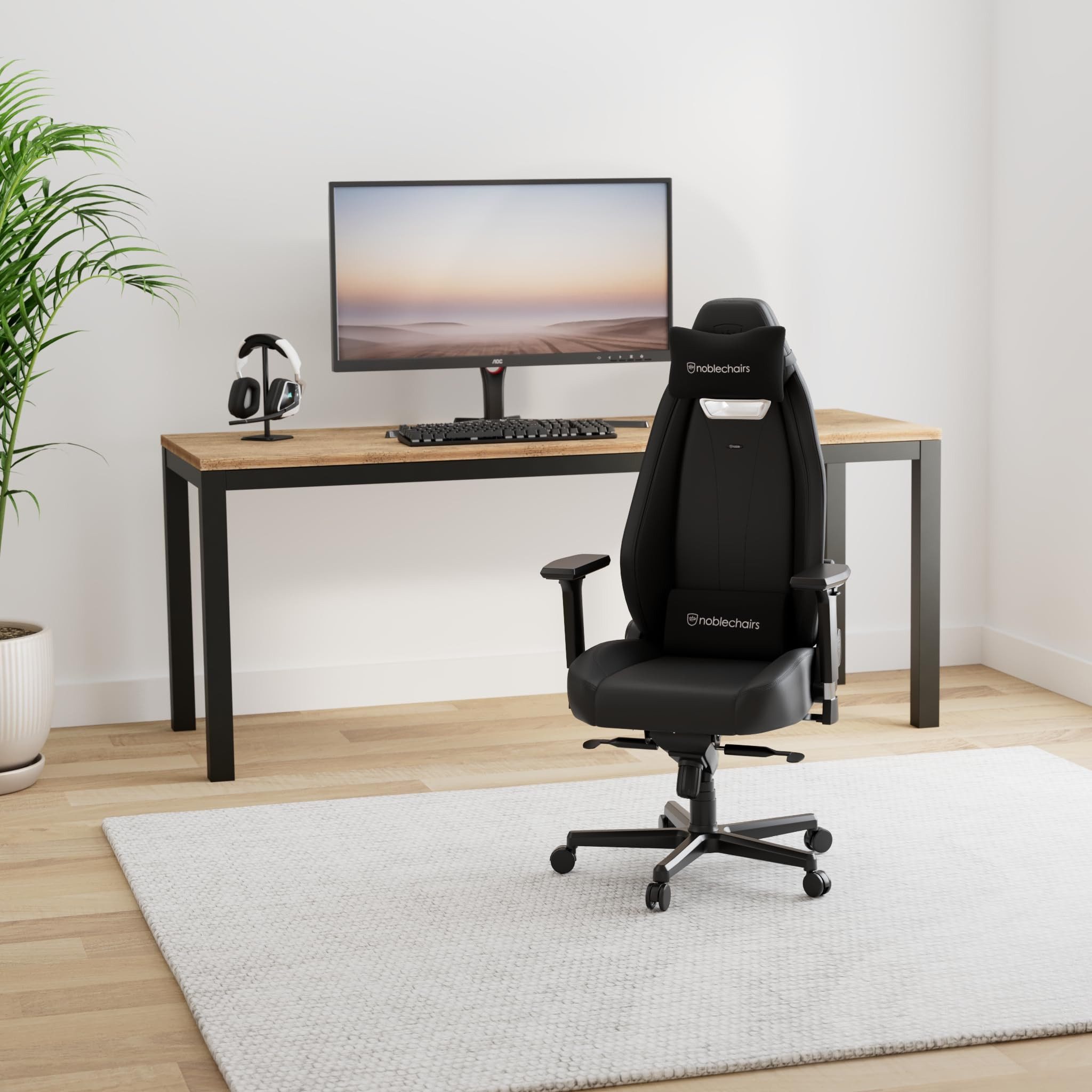 Noblechairs Gaming-Stuhl noblechairs LEGEND Gaming Stuhl - Black Edition