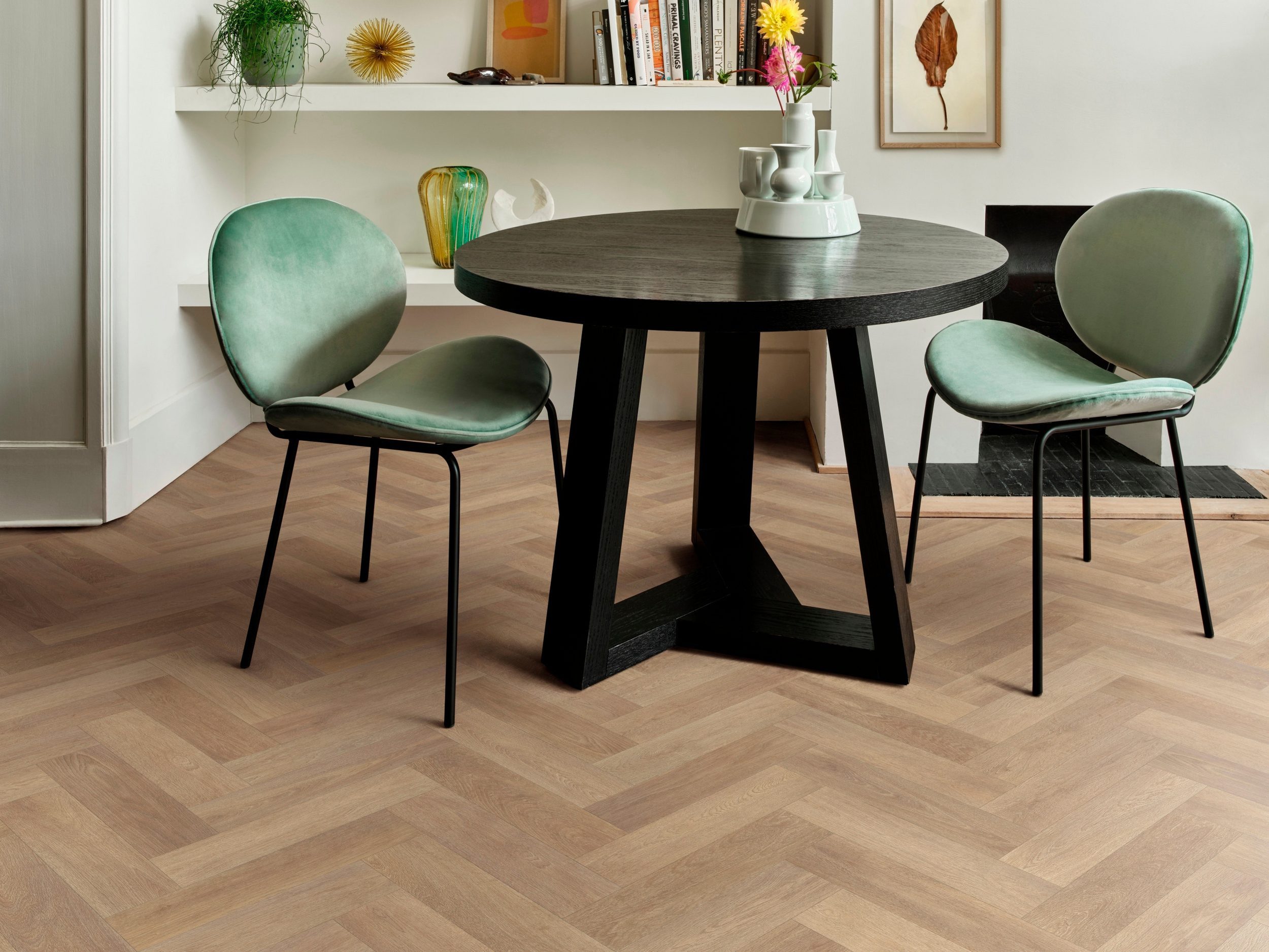 misento Vinylboden Astell in Holzoptik, für Feuchtraum- und Privatbereiche, PVC Bodenbelag Meterware 200/400 cm breit, Stärke 2,5 mm – Bild 2 von 5