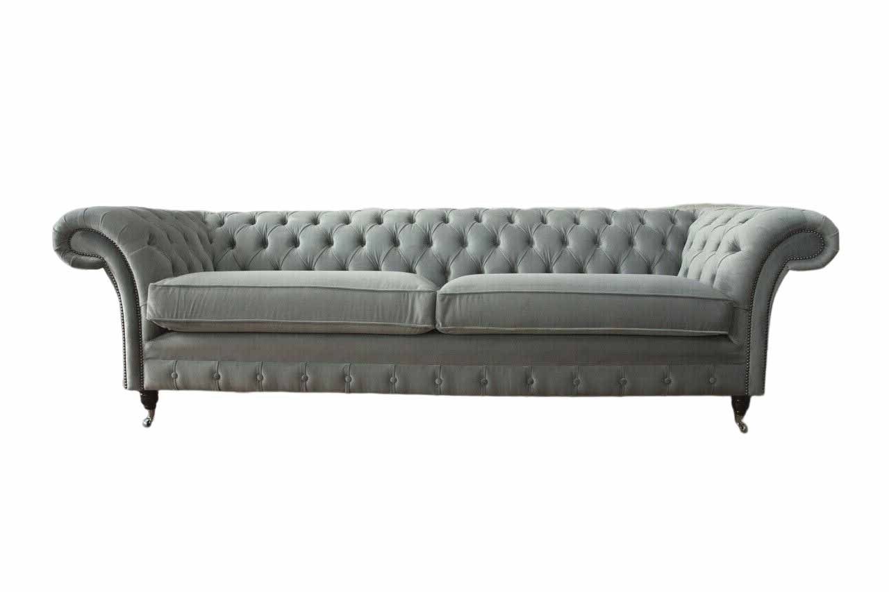 JVmoebel Chesterfield-Sofa, Sofa Chesterfield Couch Wohnzimmer Klassisch 4 Sofas Design Sitzer