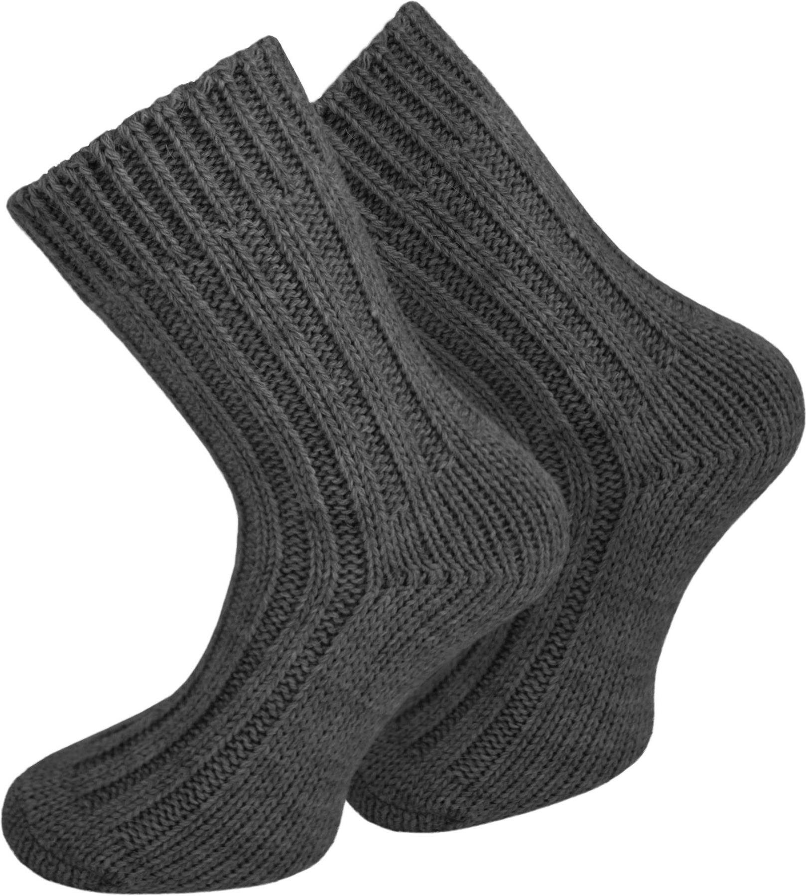 normani Thermosocken 2 Paar Alpaka-Socken (Set, 2 Paar) hochwertige Alpaka-Wolle