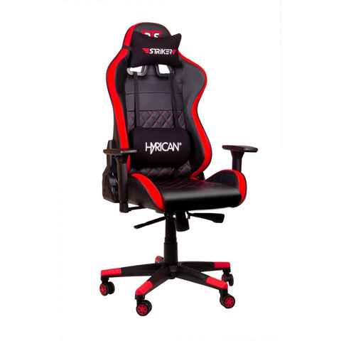 Hyrican Gaming-Stuhl "Striker Code Red XL" ergonomischer Gamingstuhl,Schreibtischstuhl