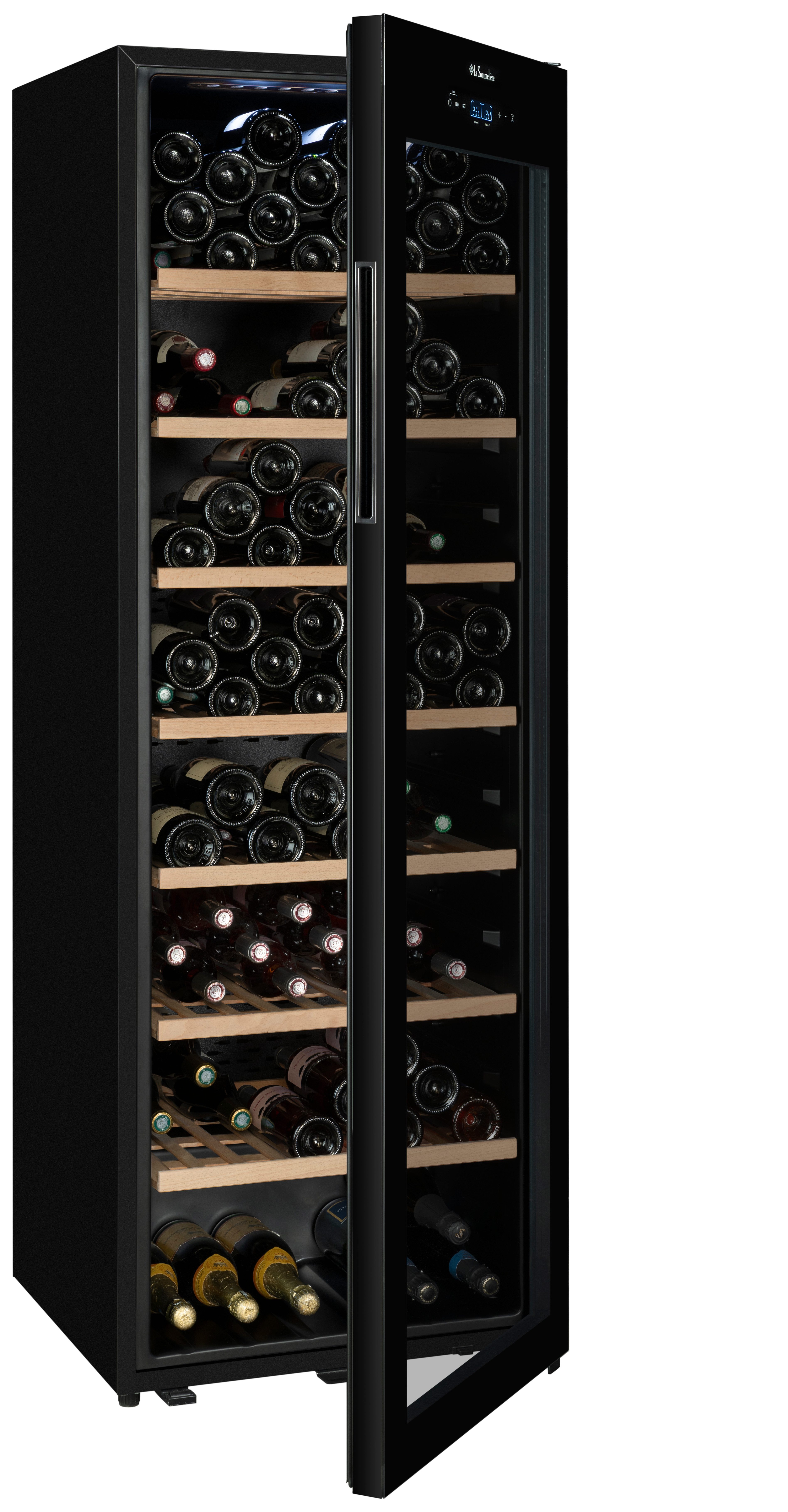 La Sommelière Weinkühlschrank CLASSIC185, für 185 Standardflaschen á 0,75l,Vinotag-App, UV-Schutztür