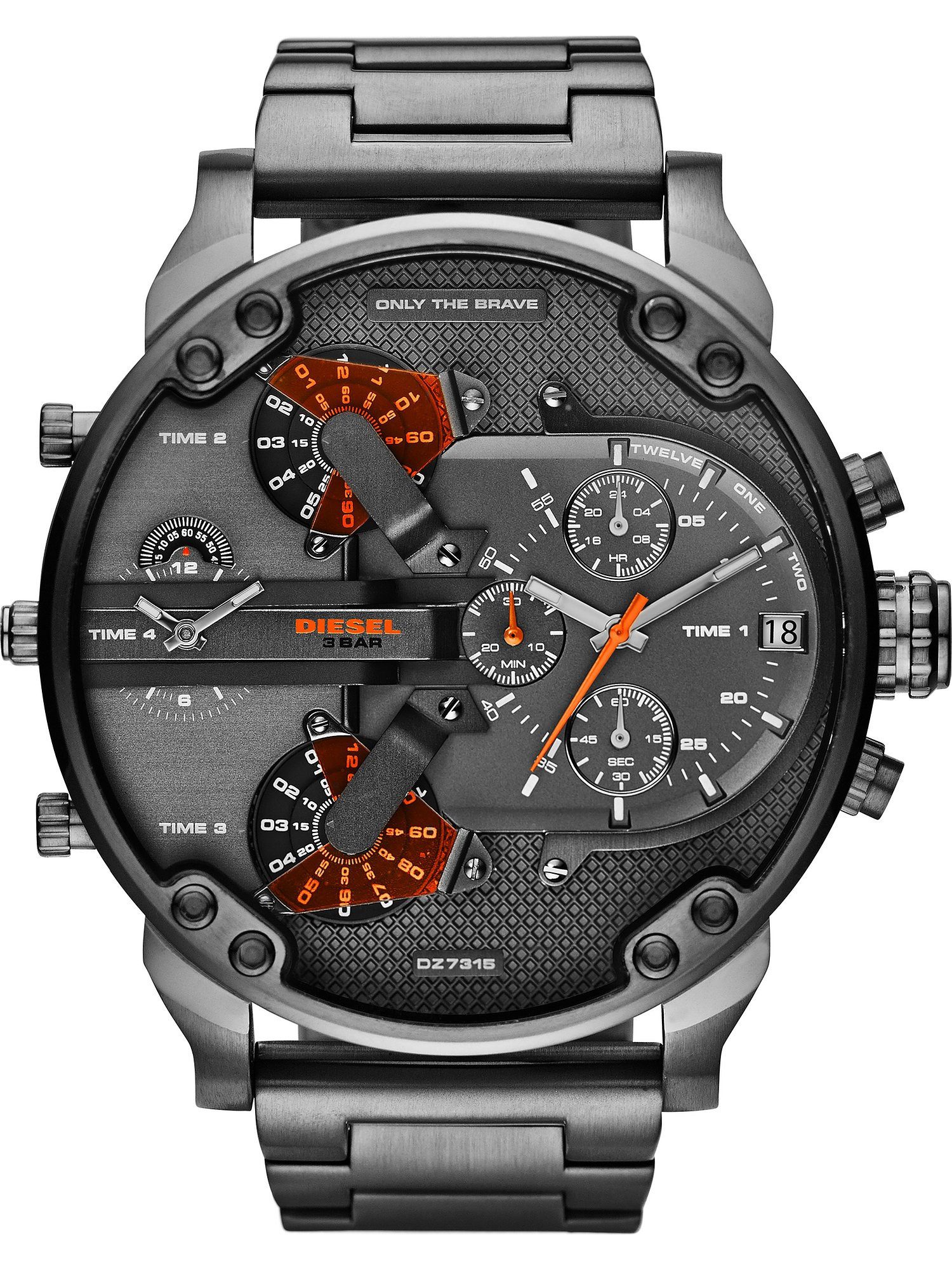 Chronograph Diesel Herren-Uhren Analog Quarz