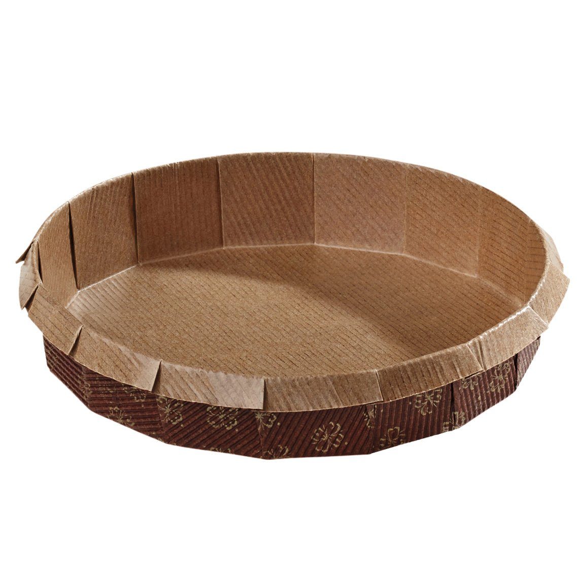 wisefood Backform Backform silikonisiert Einweg Papier 170 x 35 mm, (3600-tlg)