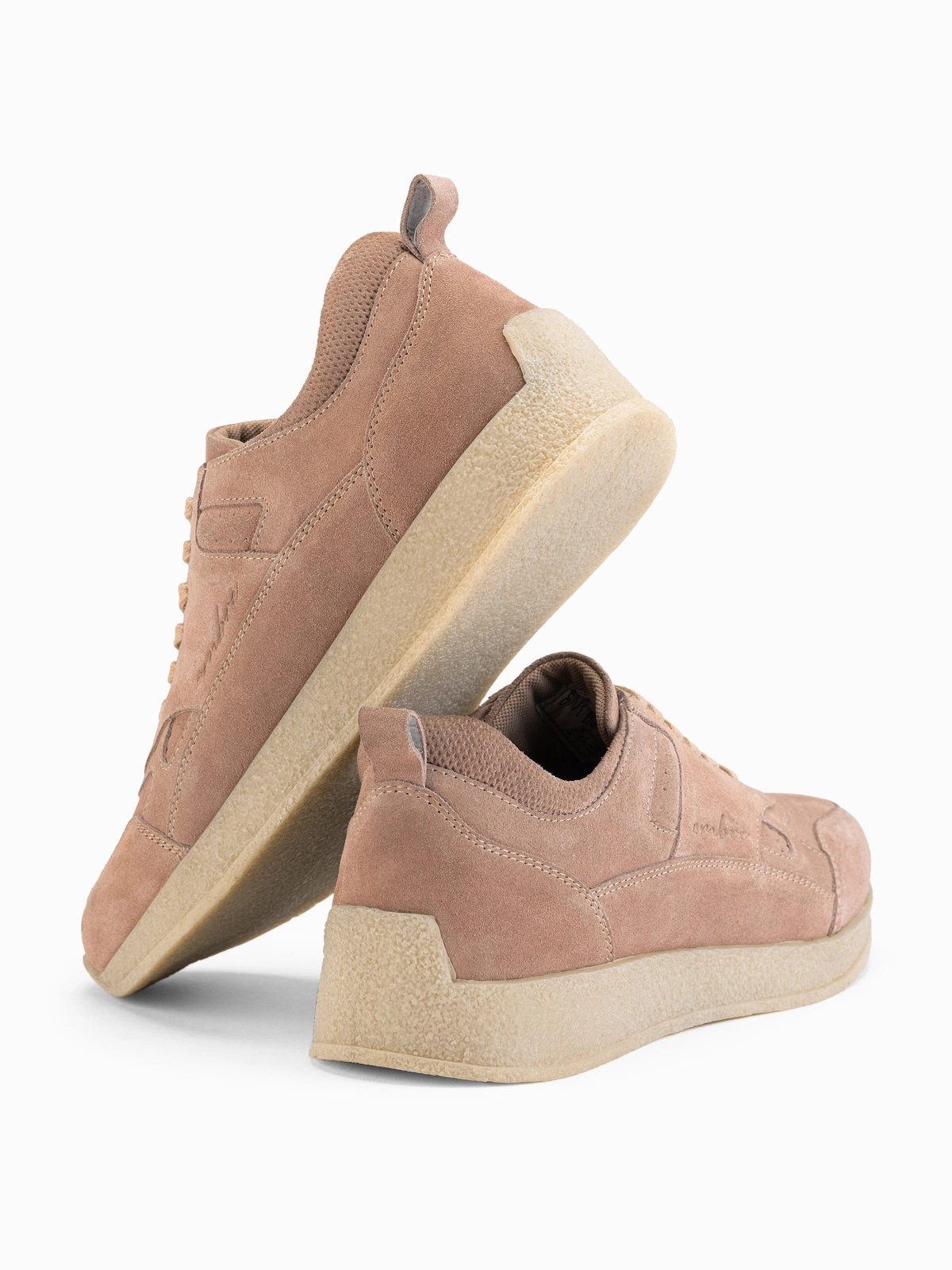 OMBRE Leichte, sportliche Herren-Sneaker aus Wildleder Sneaker atmungsaktives Mesh-Innenfutter
