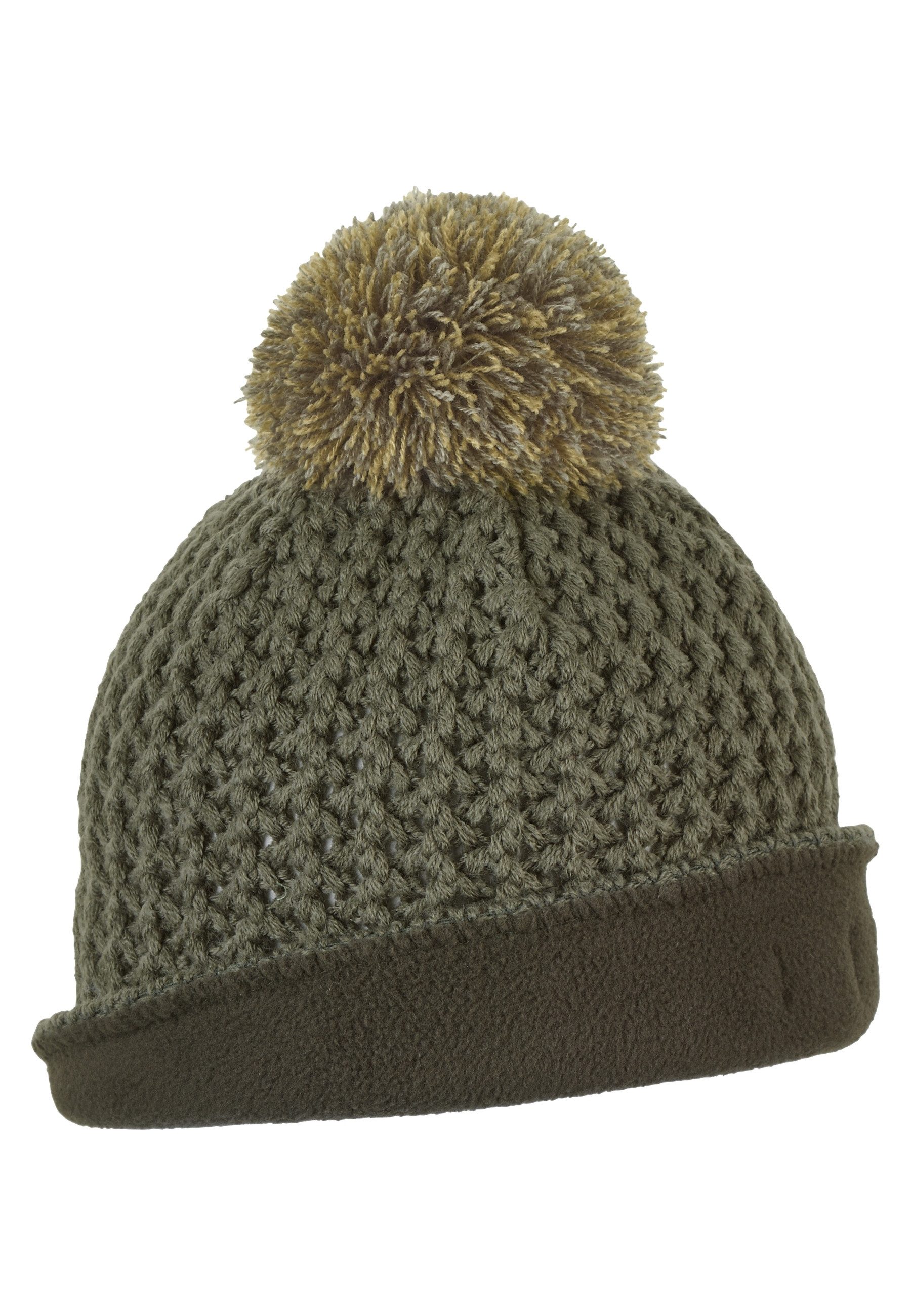 Sterntaler® Strickmütze Strickmütze (1-St) Mütze mit Pompon und coolem Zopf-Muster – Bild 4 von 5