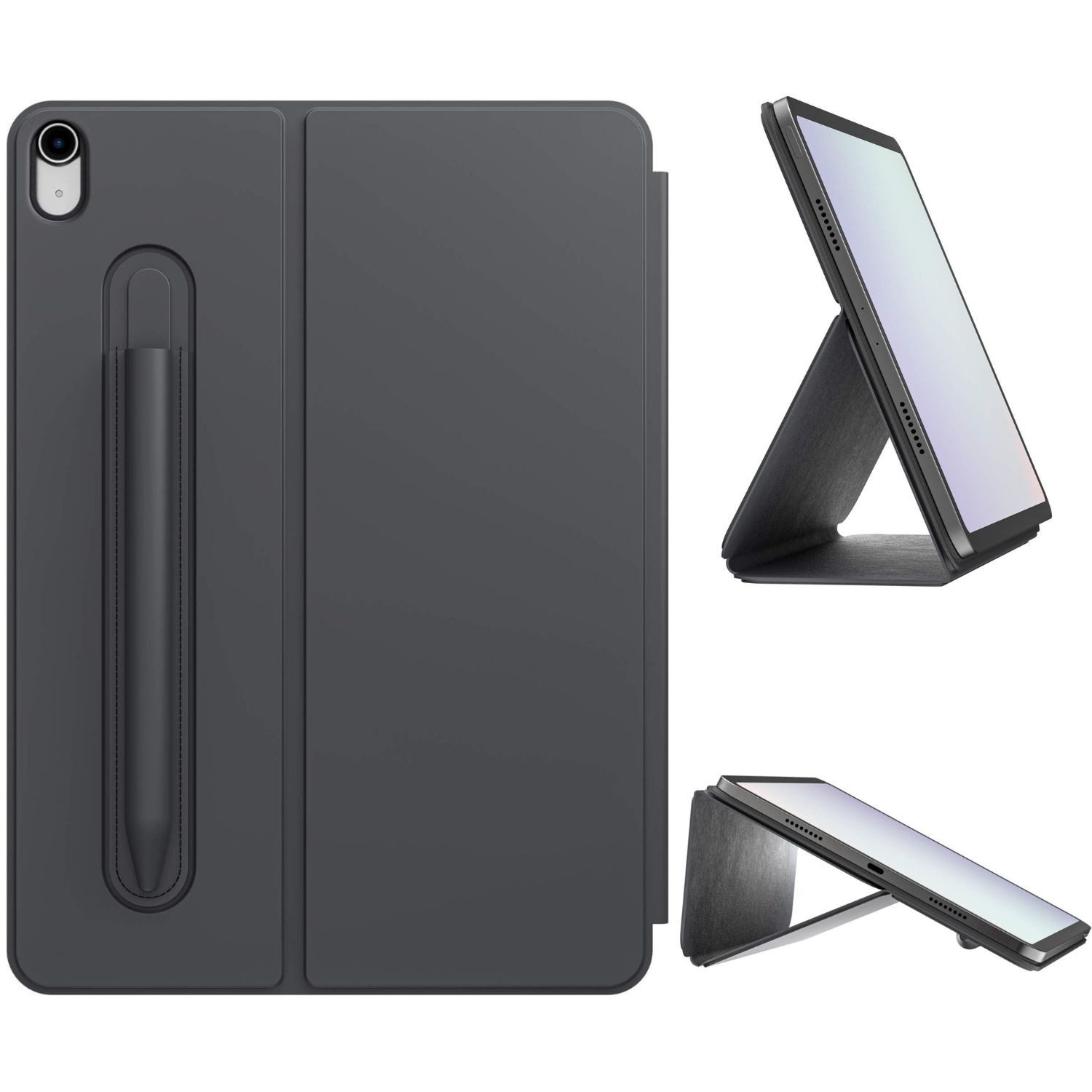 Black Rock Tablet-Hülle Tablet Case Folio Smart Book Tasche Cover Black 11, Schutz-Hülle für Apple iPad Air 7 Gen 2025 / 6 2024 / 5 2022 / 4 2020