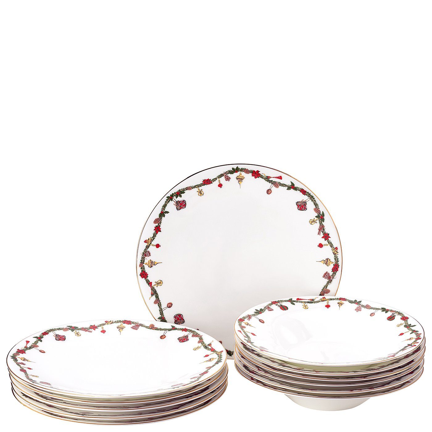 Hutschenreuther Tafelservice »Nora Christmas Set 12-tlg.« (12-tlg ...