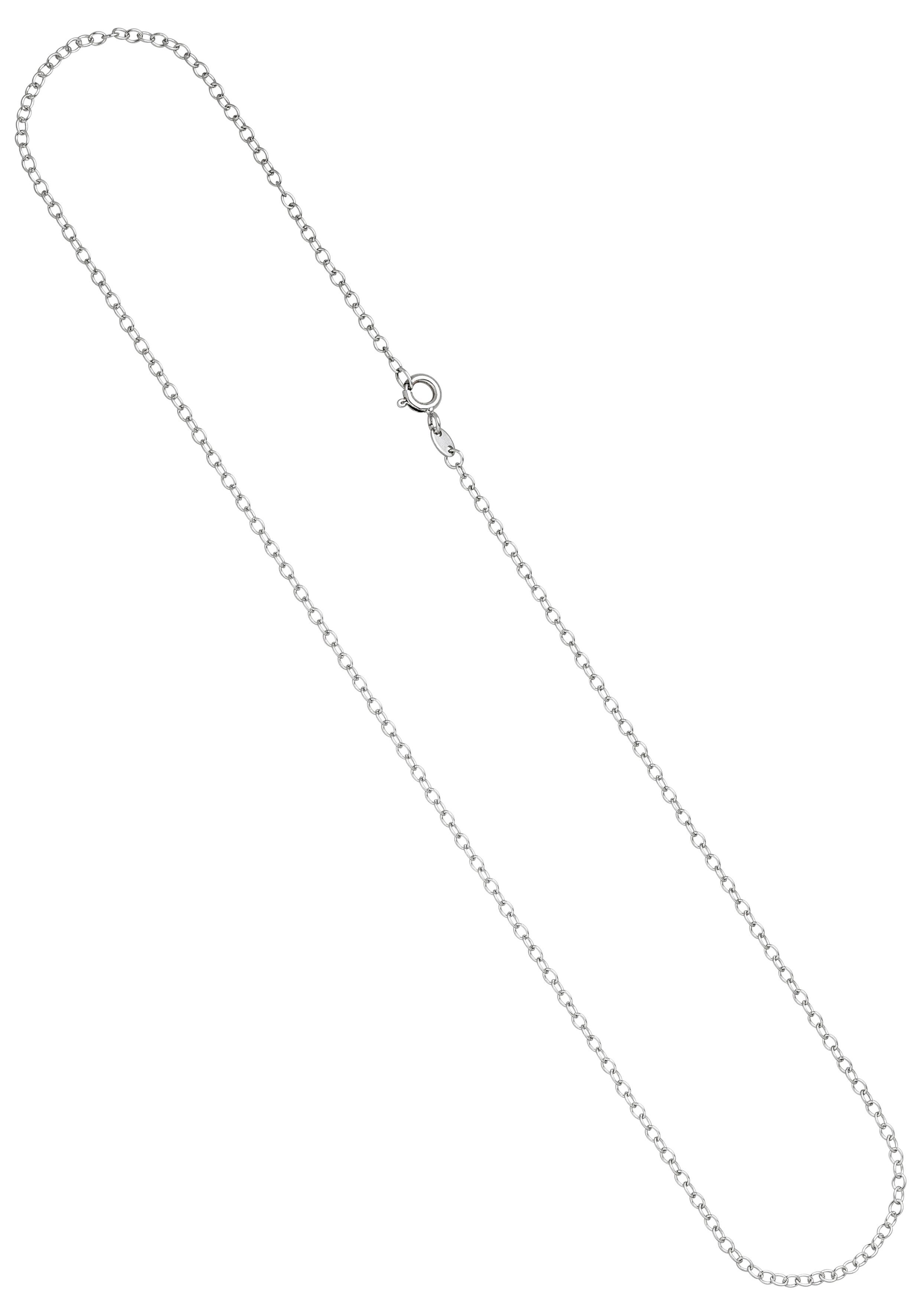 JOBO Goldkette, Ankerkette 585 Weißgold...