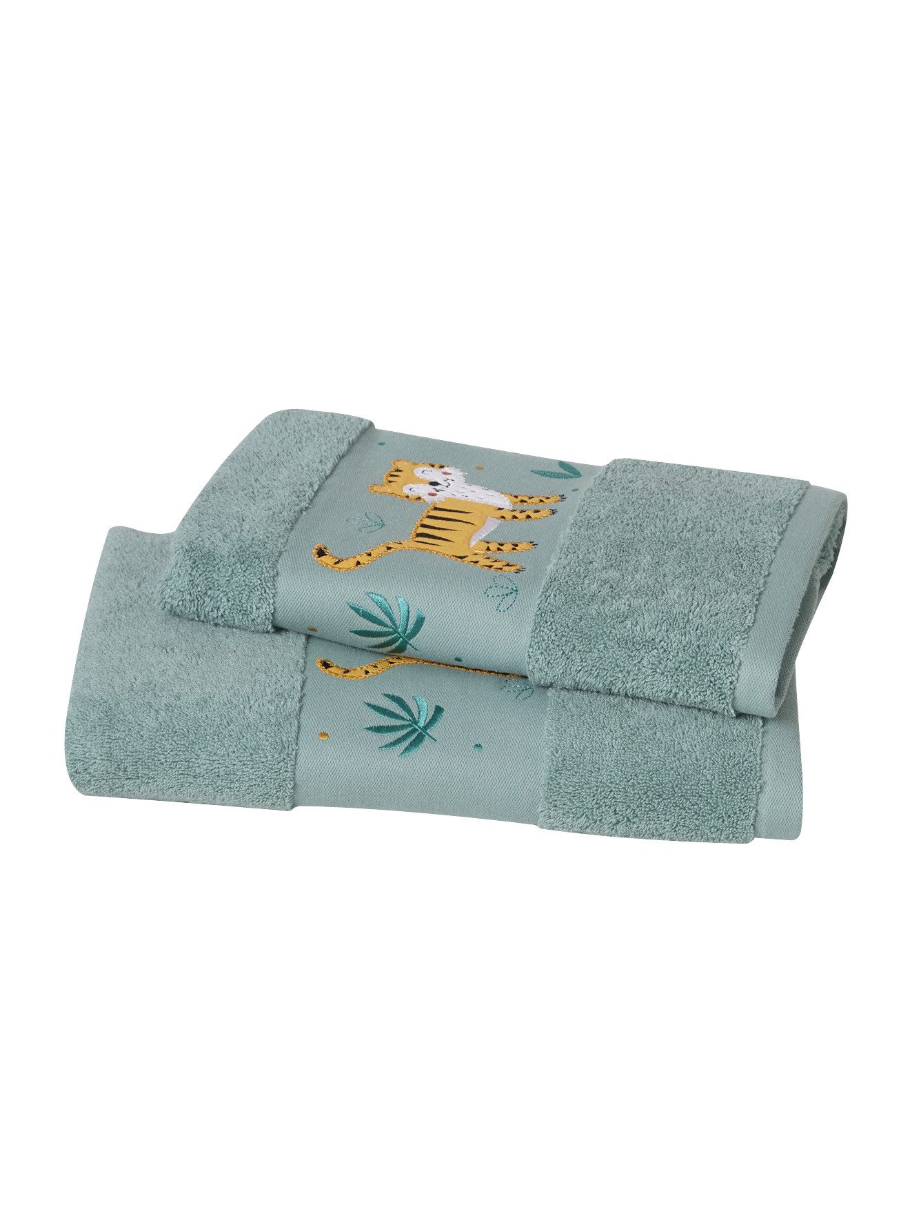 vertbaudet Strandtuch Kinder Handtuch TIGER, Frottee (1-St)