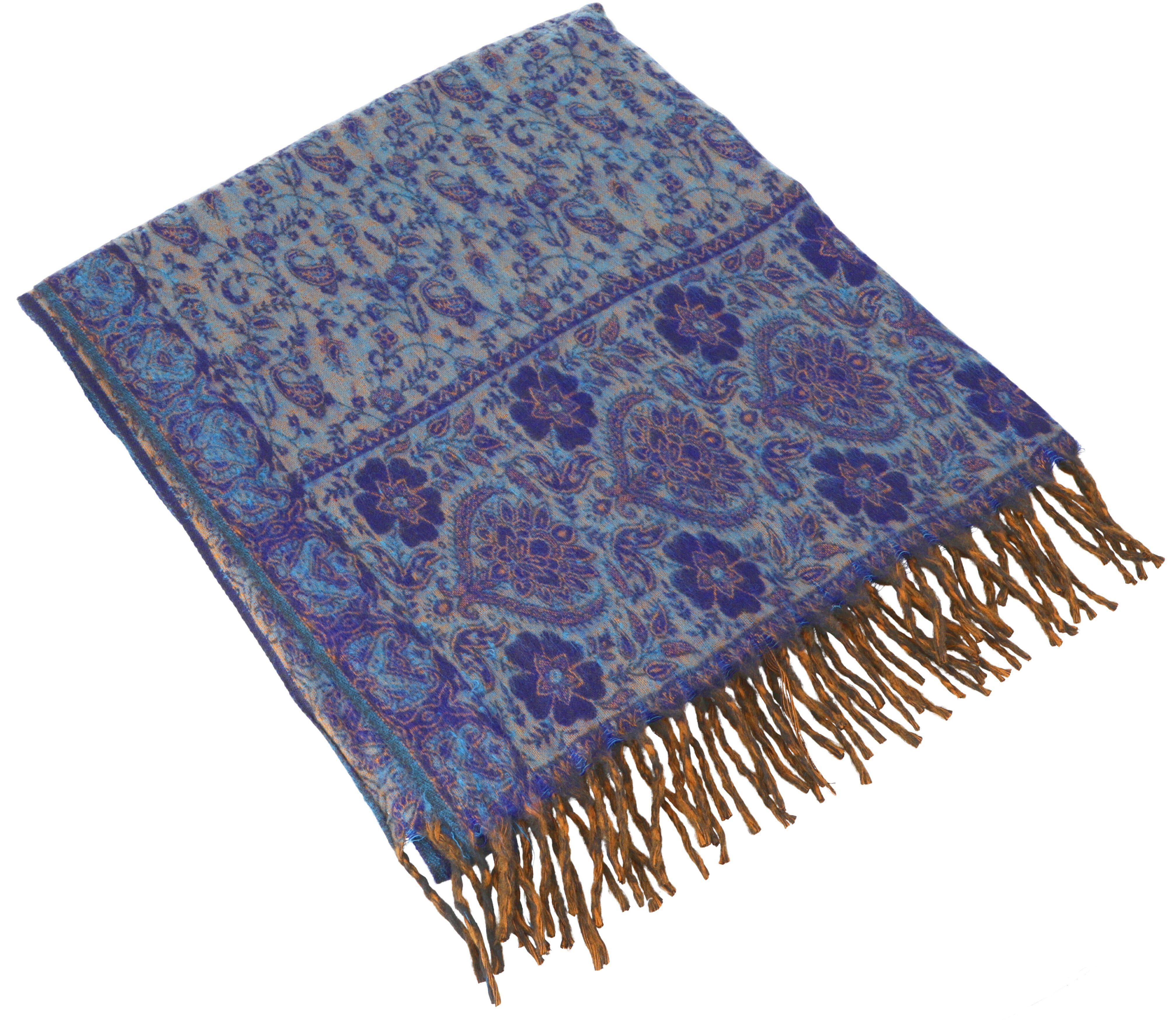 Guru-Shop Halstuch Weicher Schal Stola mit Paisley Muster -.. – Bild 4 von 4