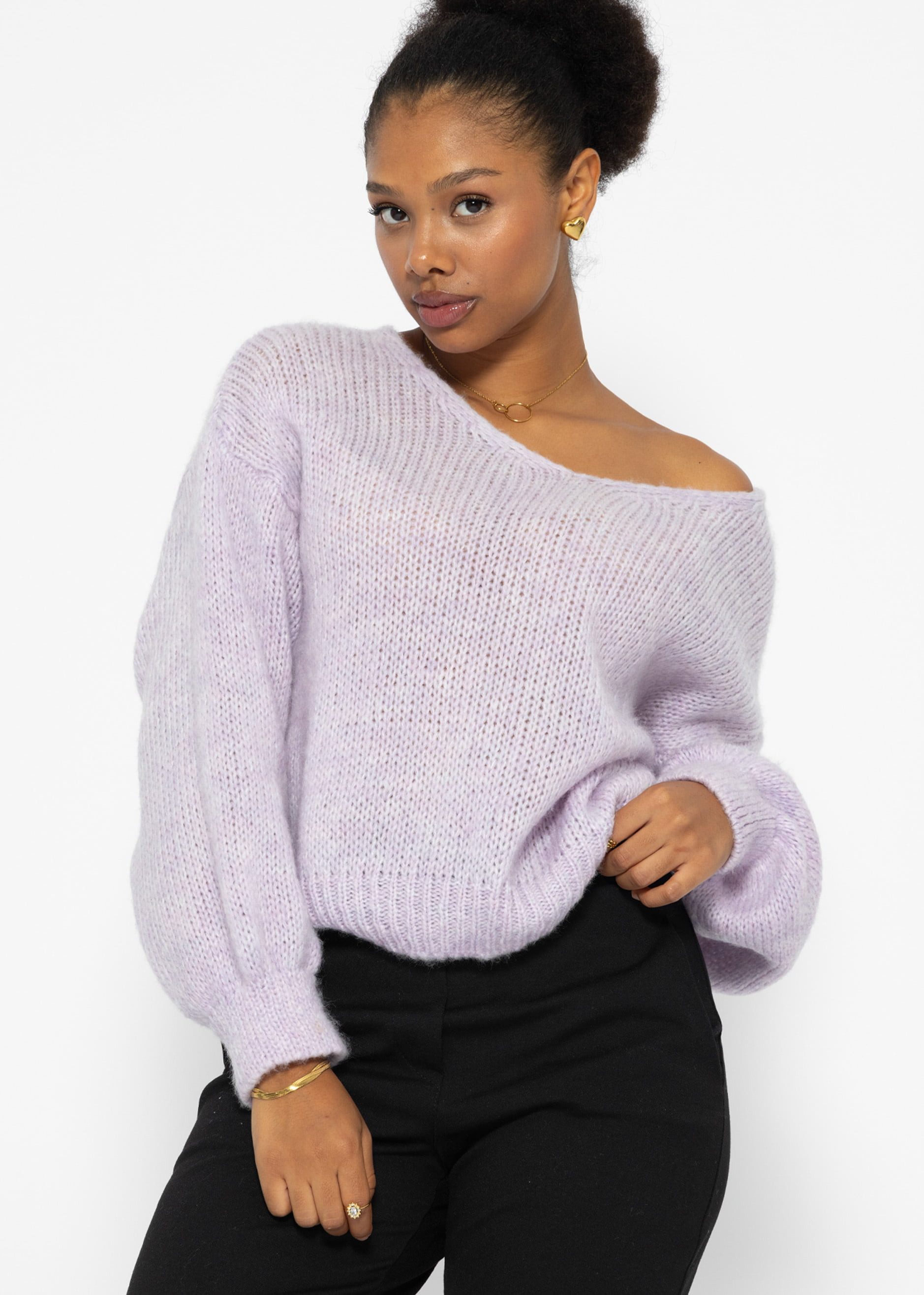 SASSYCLASSY Strickpullover Oversize Pullover Damen mit günstig online kaufen