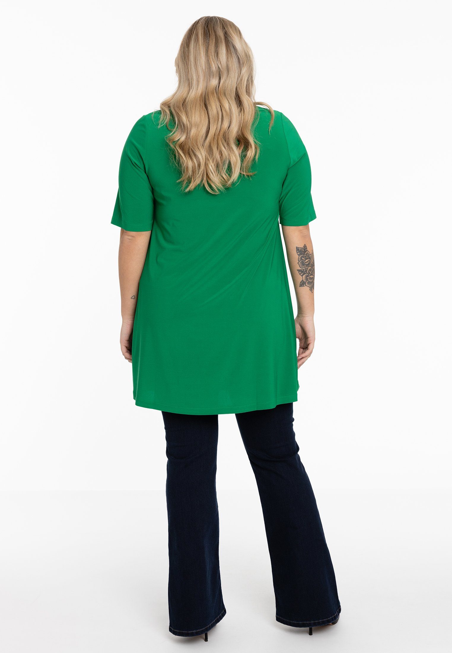YOEK Langarmshirt Damen T-Shirt Große Größen