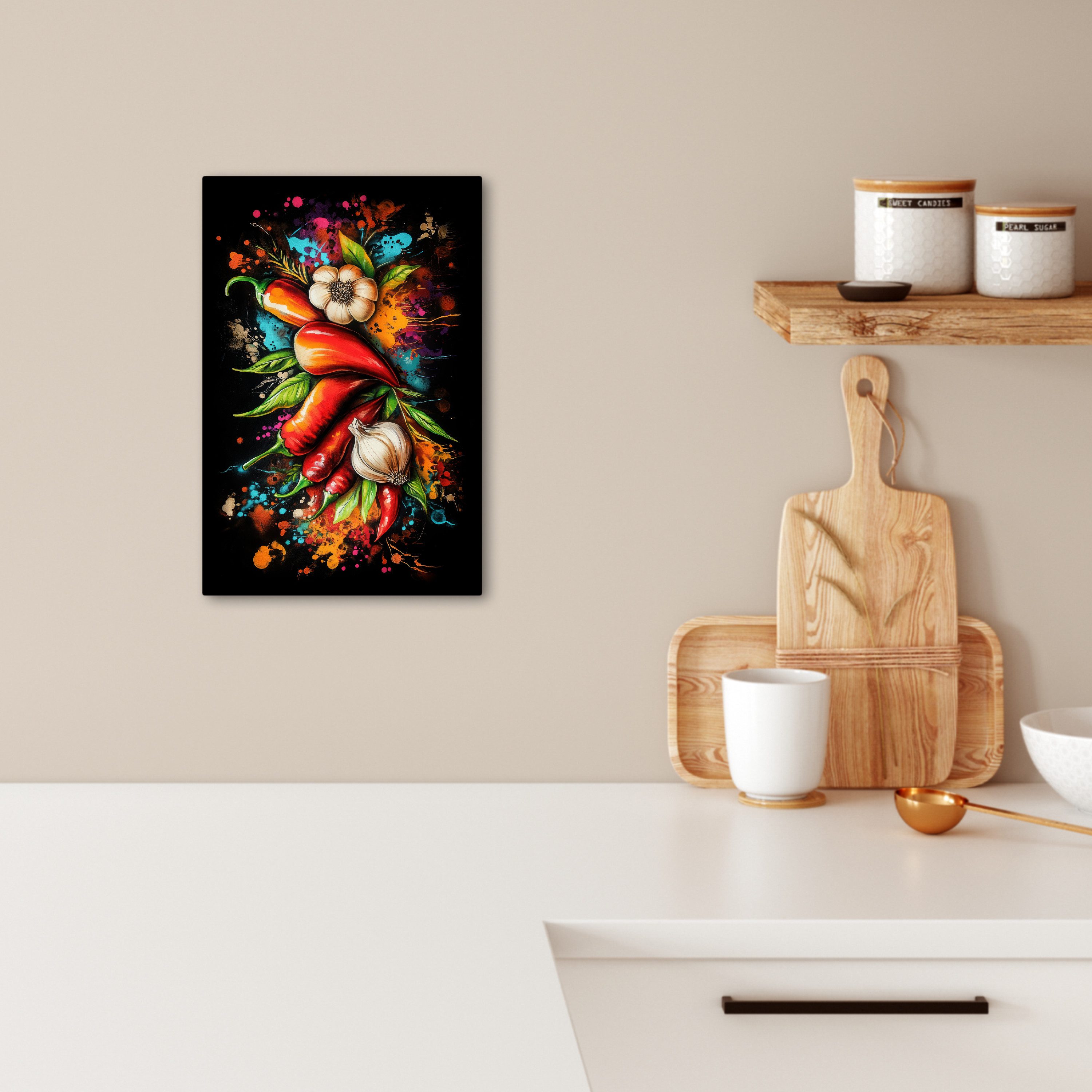 OneMillionCanvasses® Leinwandbild Gemüse - Paprika - günstig online kaufen