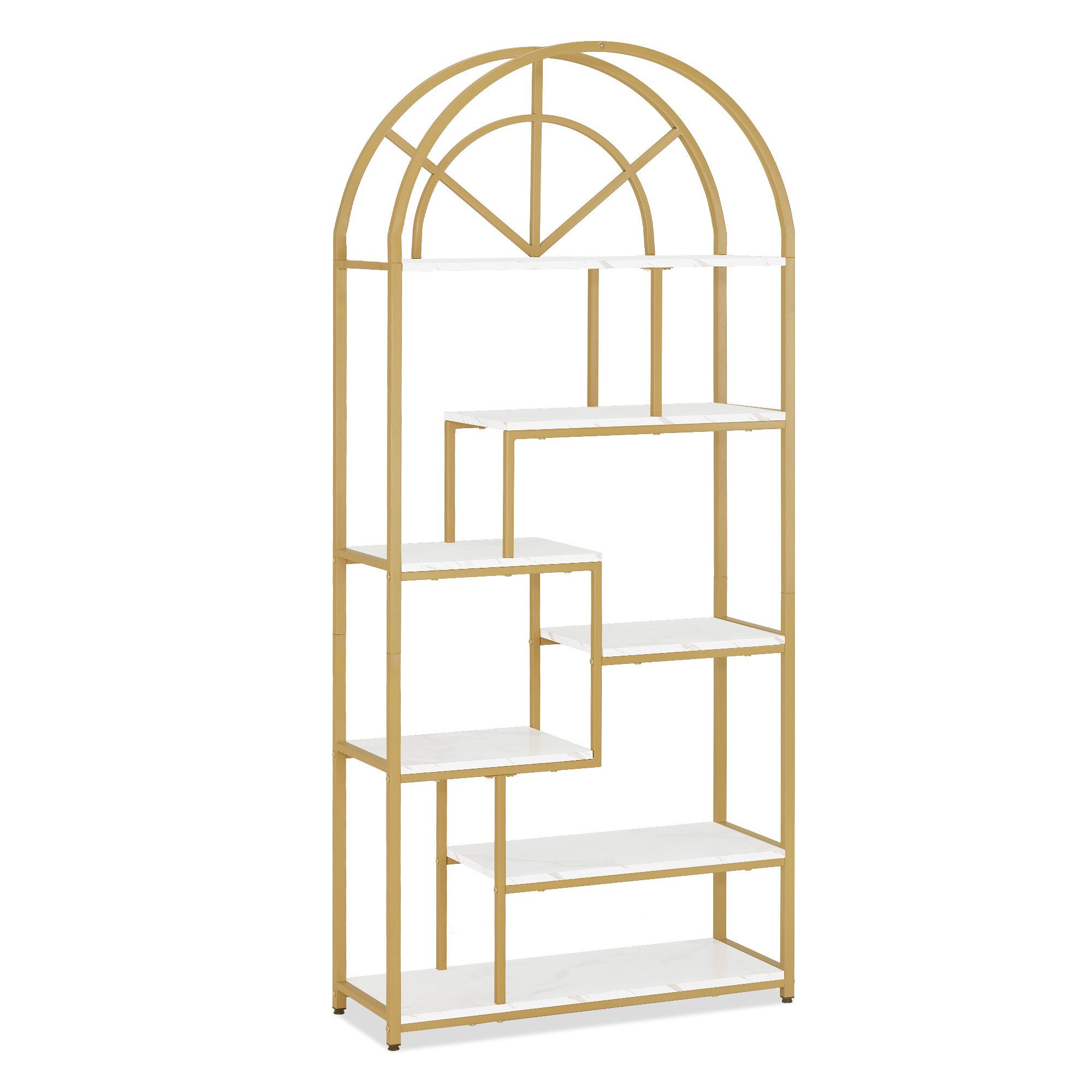 Barberpub Bücherregal BarberPub Bücherregal, Standregal mit 7 Ebenen, Büror günstig online kaufen