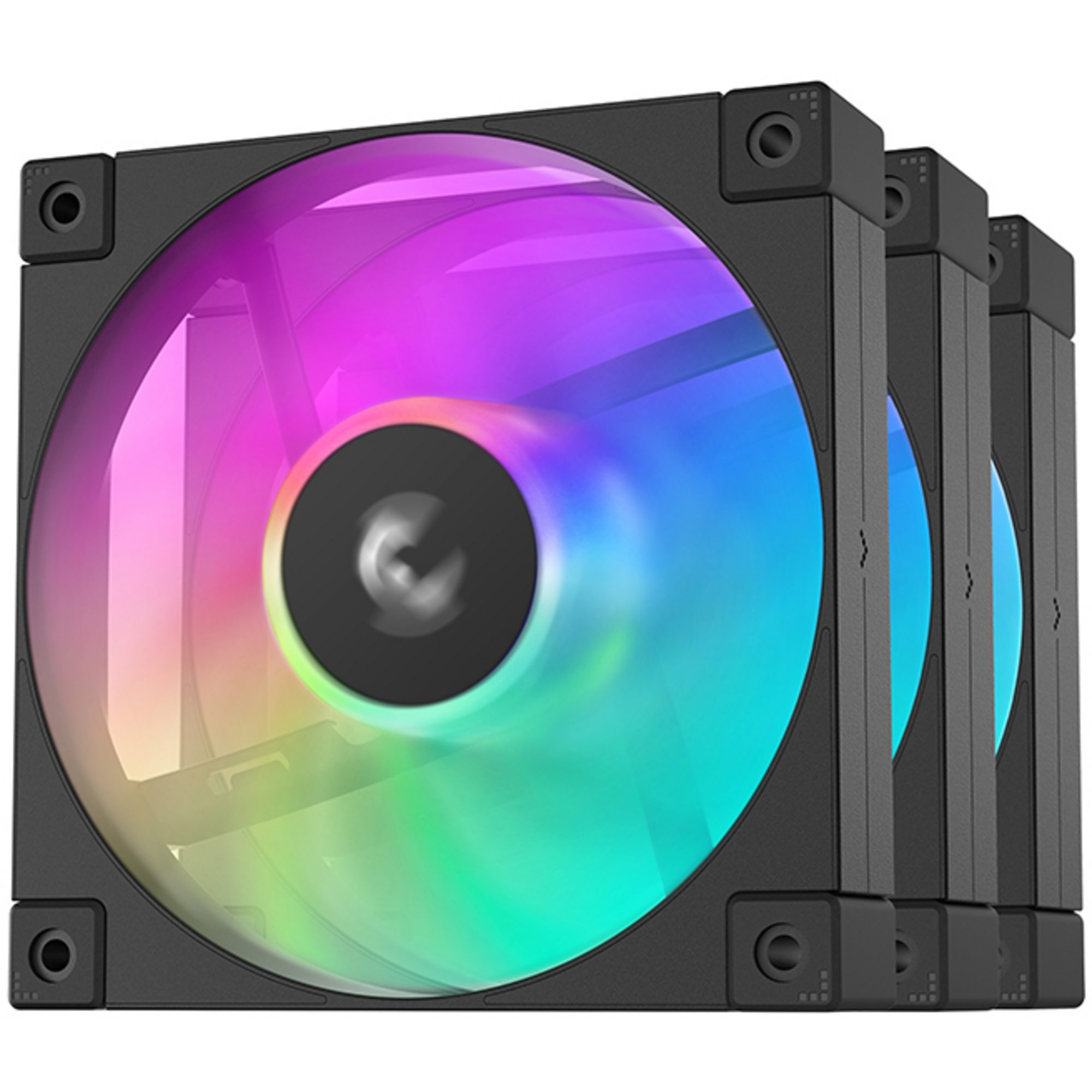 DeepCool Gehäuselüfter DeepCool FD12 ARGB 120x120x25, Gehäuselüfter, (3er Pack)