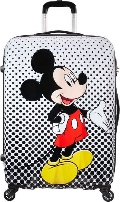 American Tourister® Hartschalen-Trolley Disney Legends, Mickey Mouse Polka Dots, 75 cm, 4 Rollen