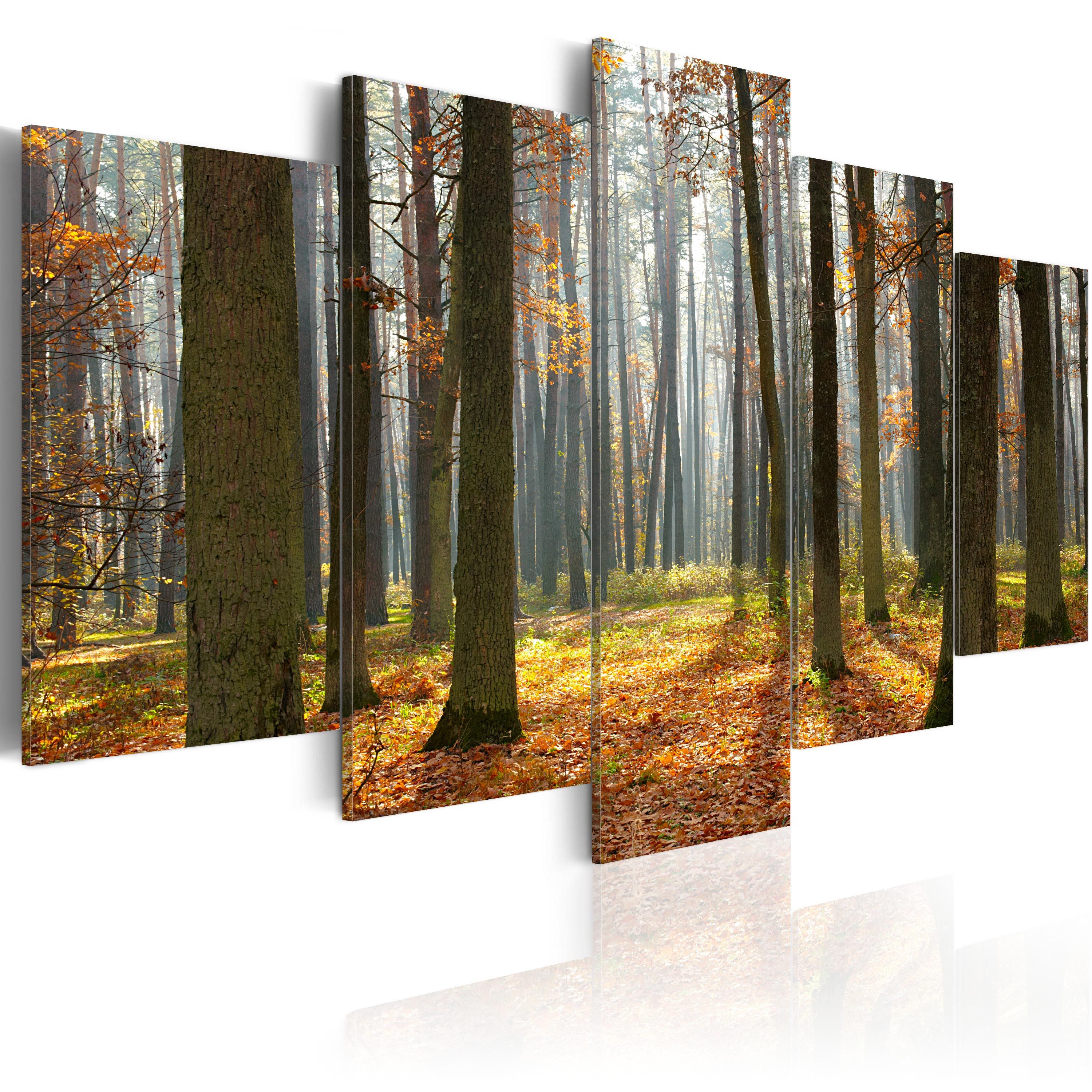 Artgeist Wandbild Malerische Waldlandschaft