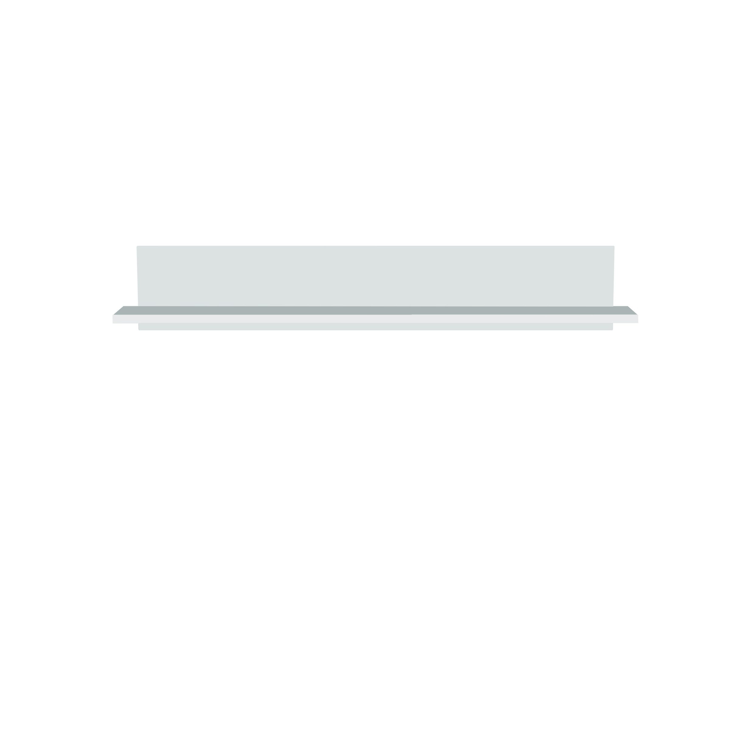 PREISBRECHER Wandboard Alice Springs, in Secret grey - 154x25,6x21,2cm (BxHxT)