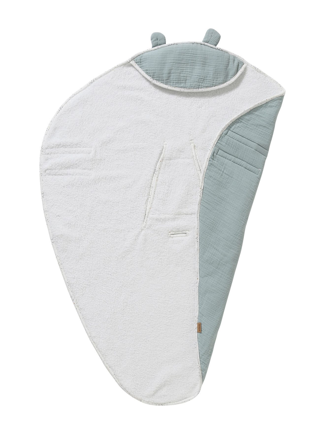 Fußsack Einschlagdecke für Babyschale, Musselin