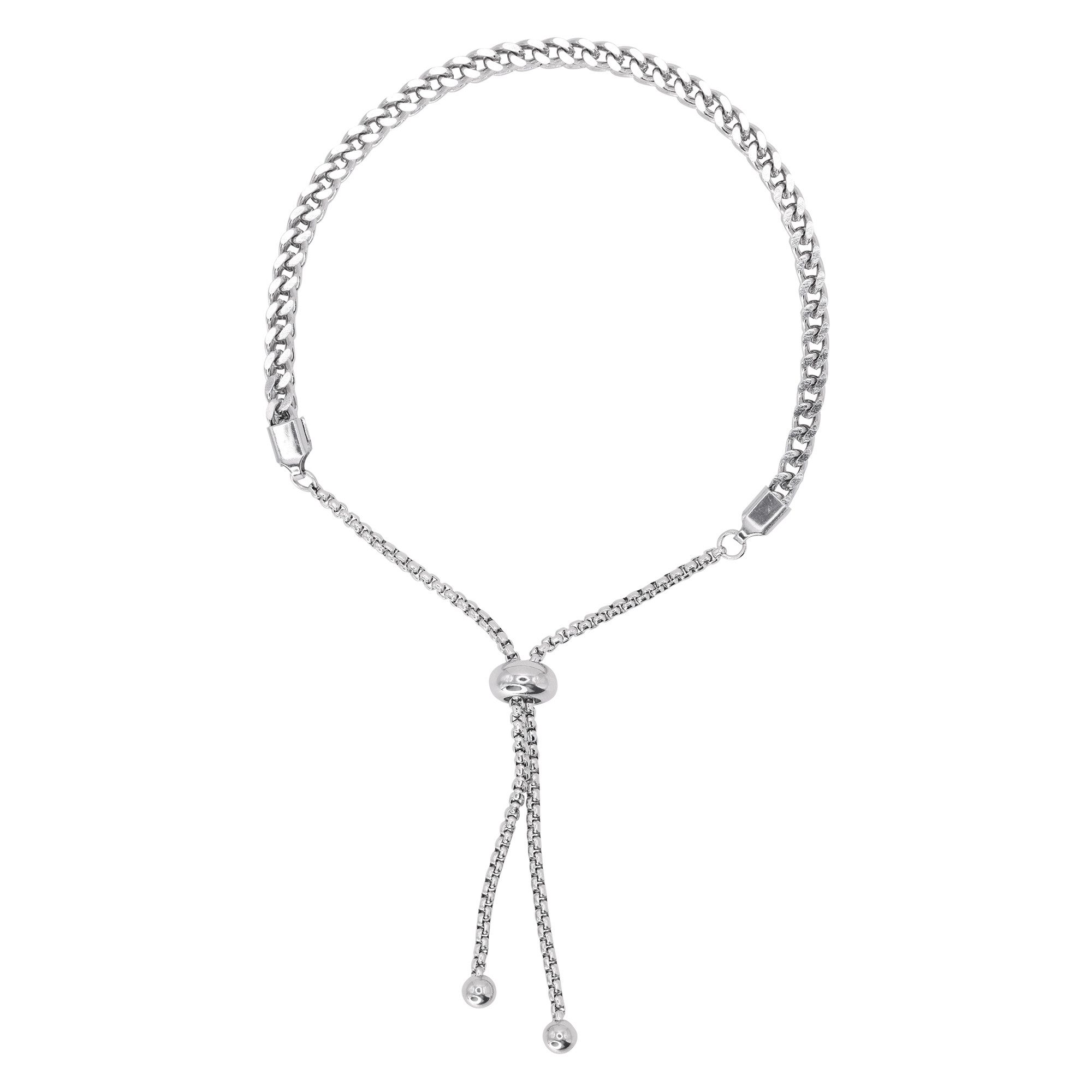 Armband David silberfarben