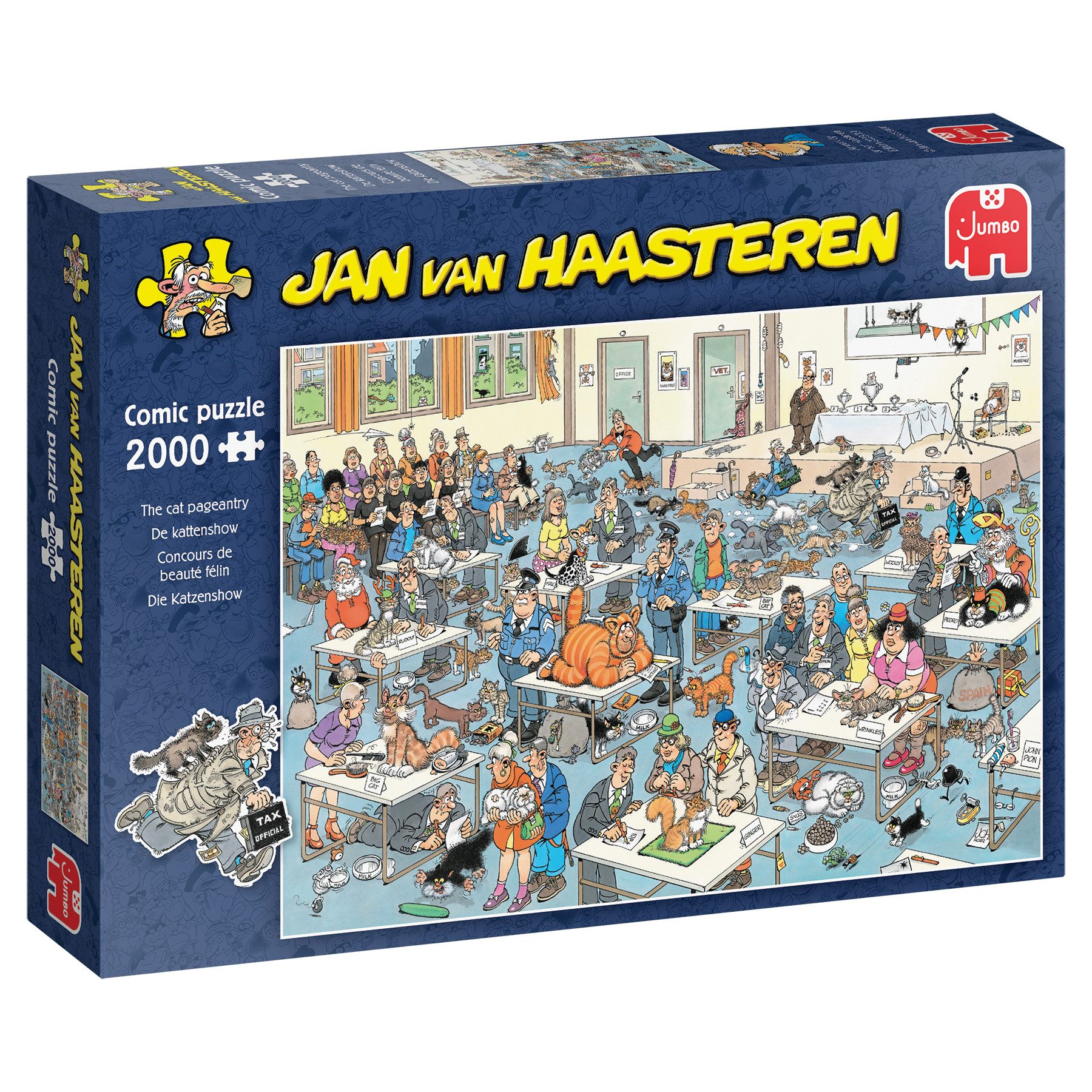 Jan van Haasteren Puzzle Jan van Haasteren - Die Katzenshow - 2000 Teile, 2000 Puzzleteile