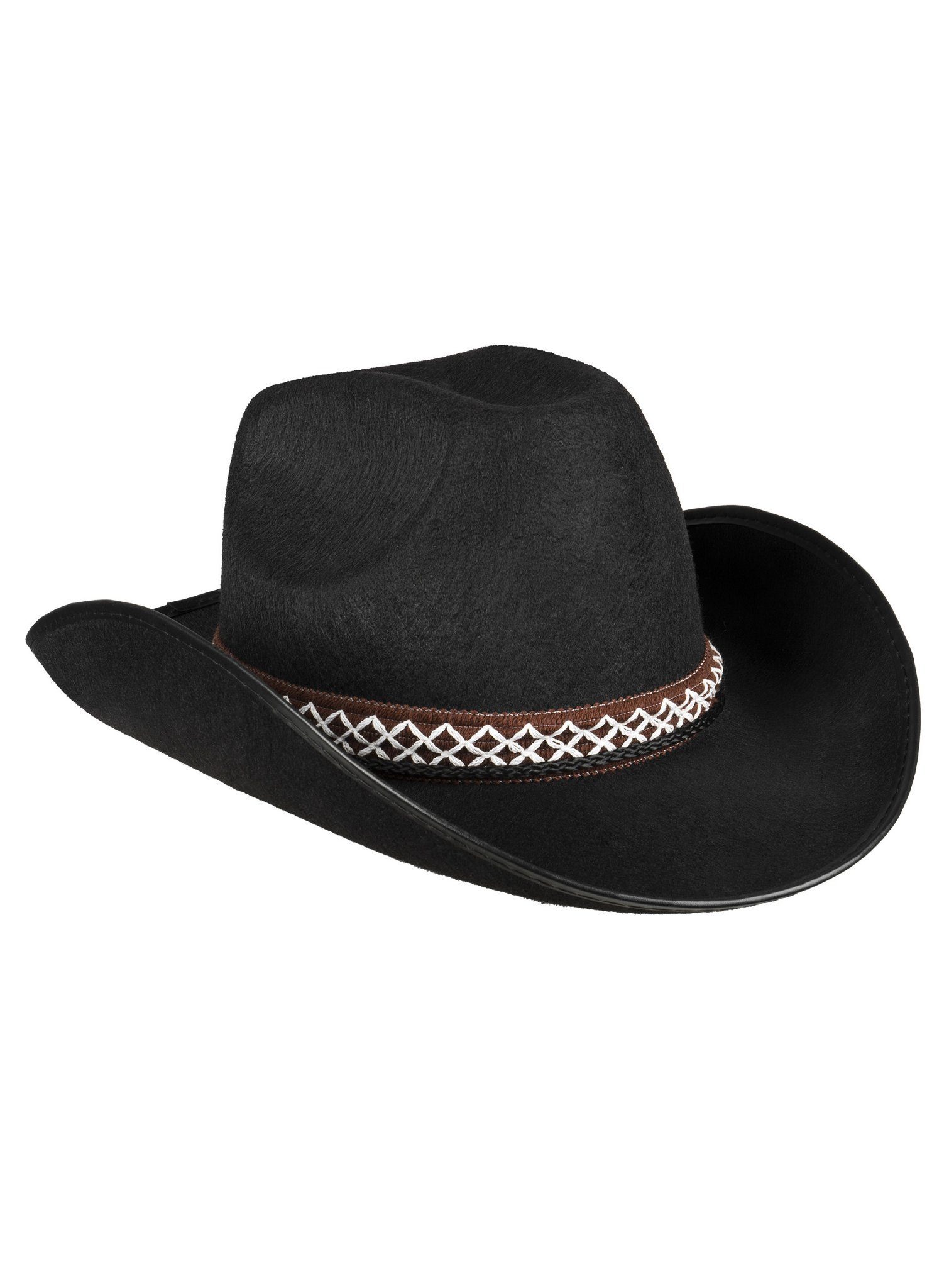 Boland Cowboy-Kostüm Kinder Western Cowboy Hut Kostüm Zubehör Fasching, Robuster Westernhut passend zum Cowboy Kinderkostüm