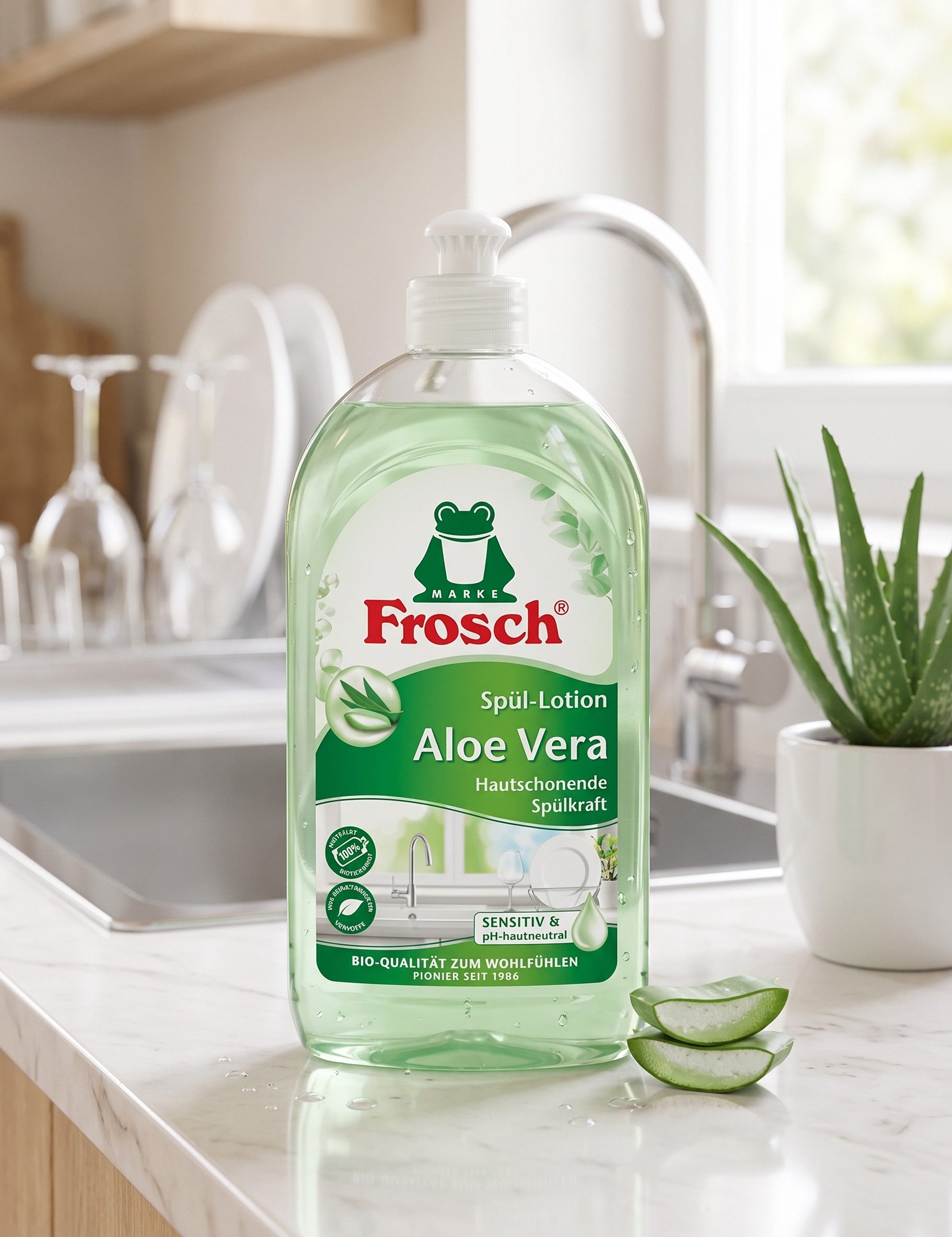 FROSCH Frosch Spülmittel-Lotion Aloe Vera, 500 ml Geschirrspülmittel
