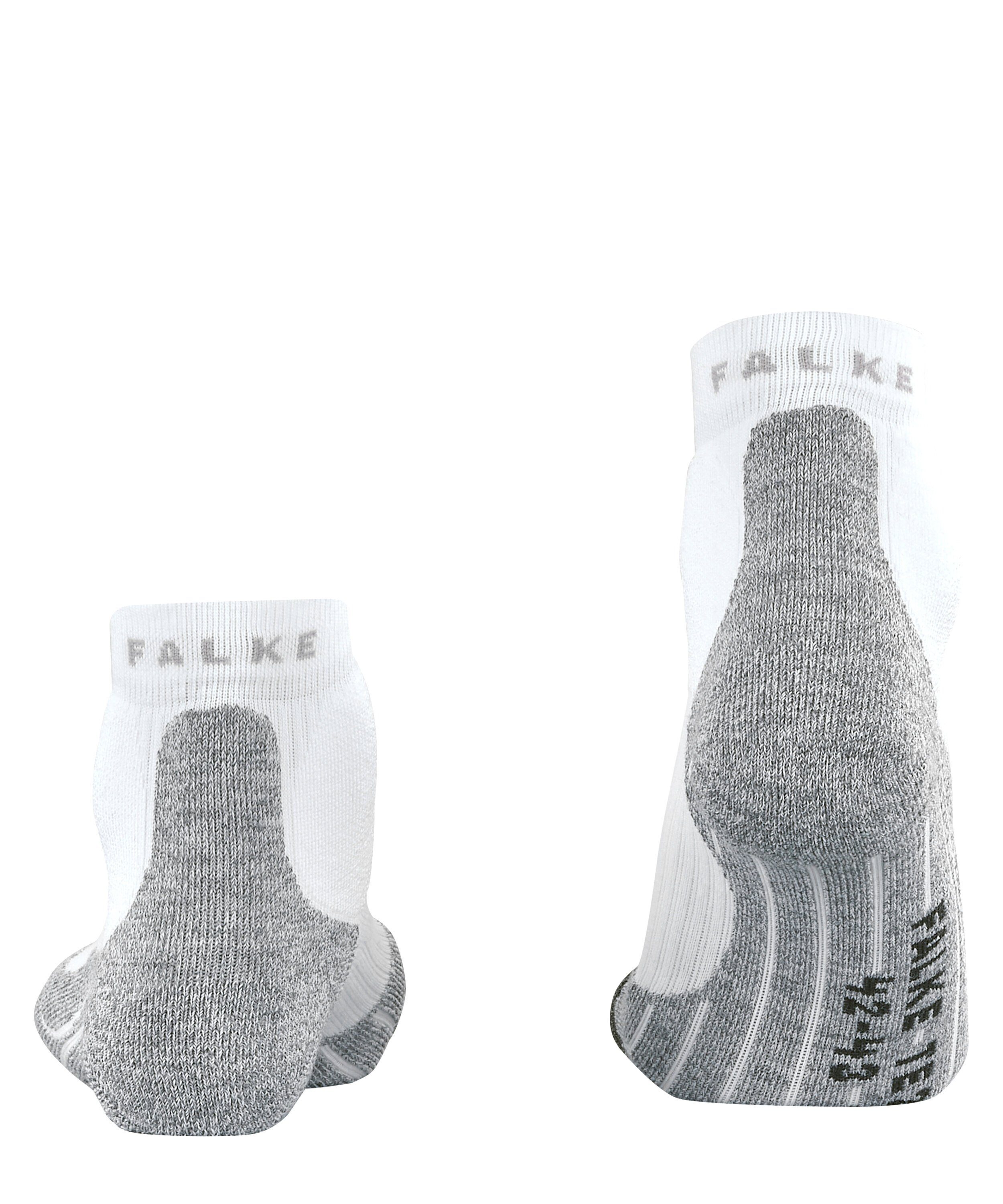 TE2 Short Tennissocken Hartplätze für Stabilisierende (1-Paar) (2020) FALKE white-mix Socken