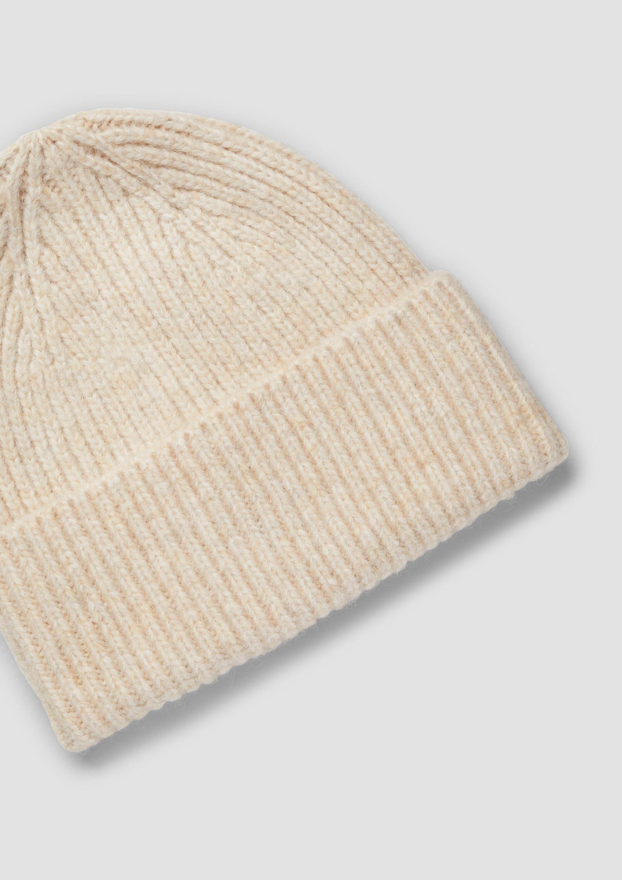 s.Oliver T-Shirt Mütze Strickmütze aus Wollmix günstig online kaufen