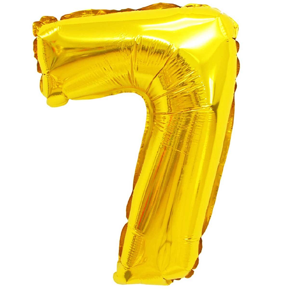 80 Helium-Ballons cm Gold, Goods+Gadgets Luftballons Zahlen Folienballon