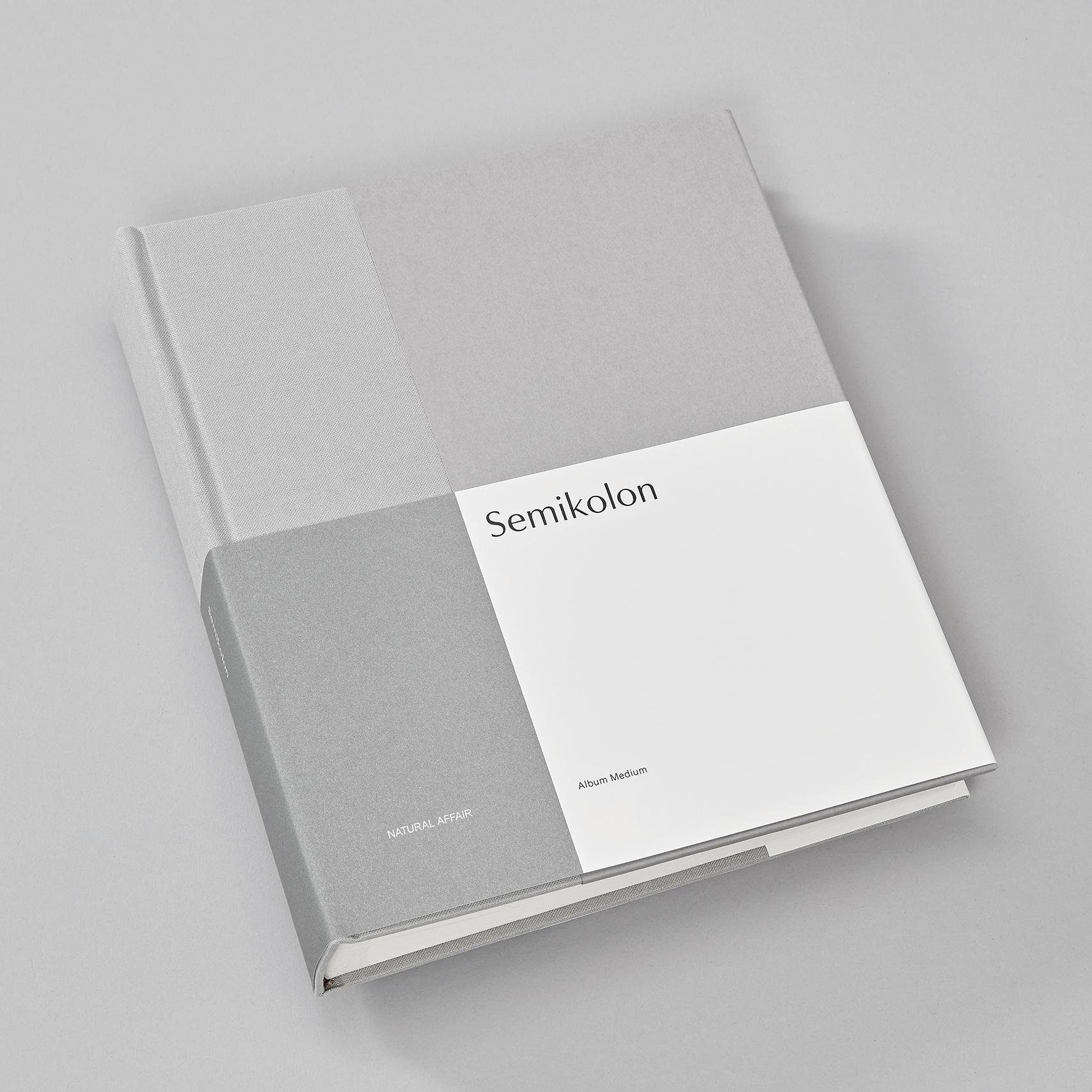 Semikolon Fotoalbum Album Medium Natural Affair Moonstone