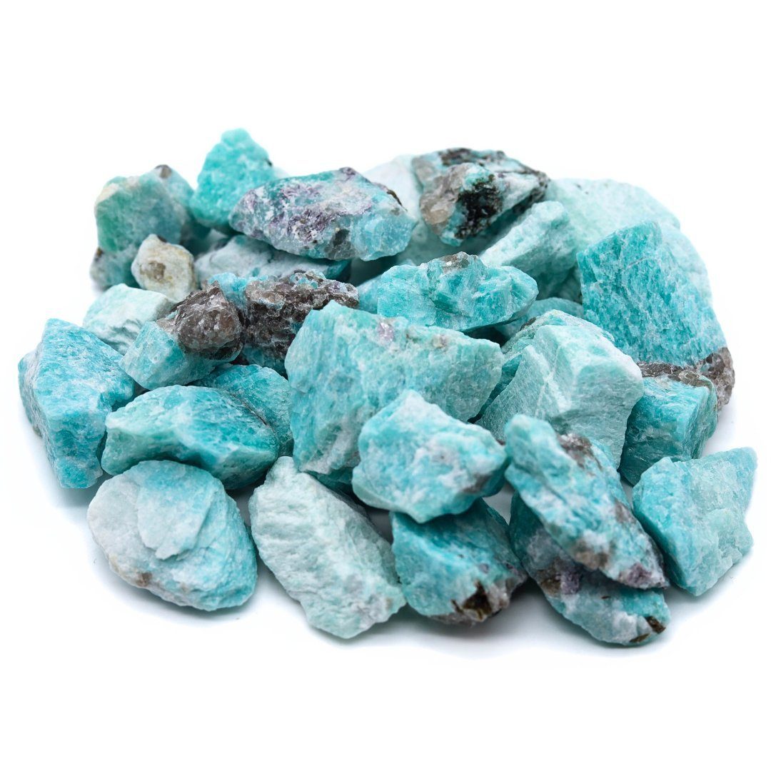 LAVISA Edelstein echte Edelsteine, Kristalle, Dekosteine, Mineralien Natursteine Amazonit