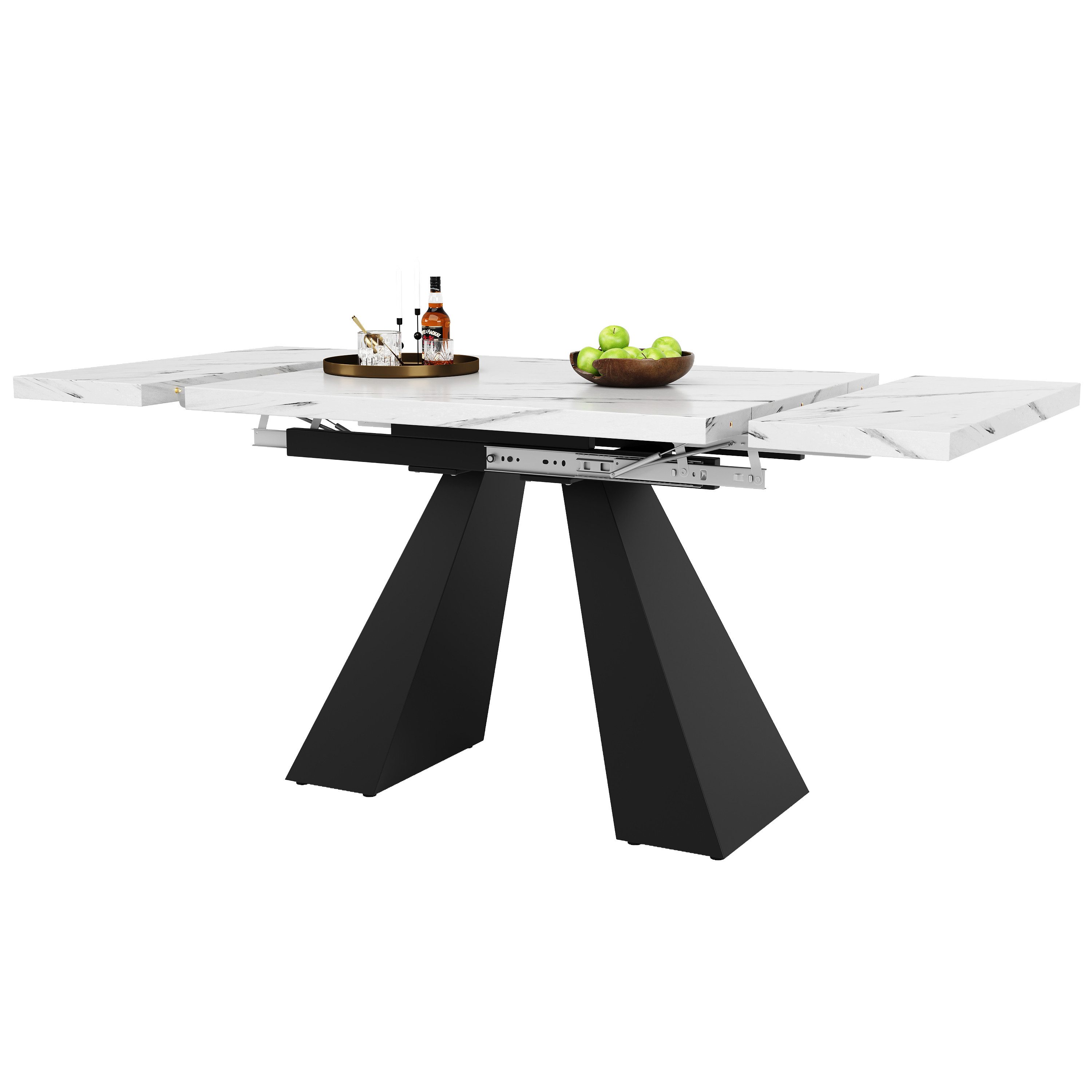 REDOM Esstisch Modernes Küchendining,Dining Table,Esstisch Teleskoptisch (T günstig online kaufen