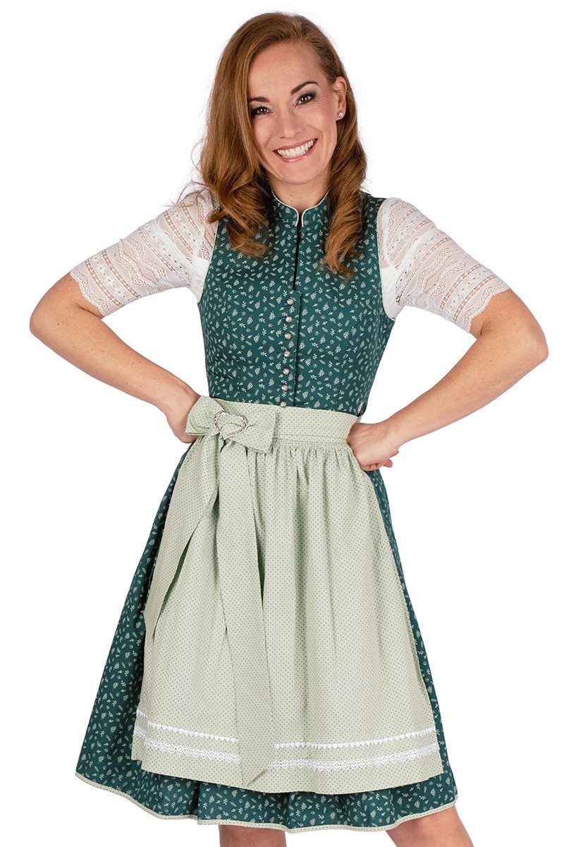 MarJo Dirndl Retro Dirndl 2tlg. - MIRIAM - flaschengrün/meergrün günstig online kaufen