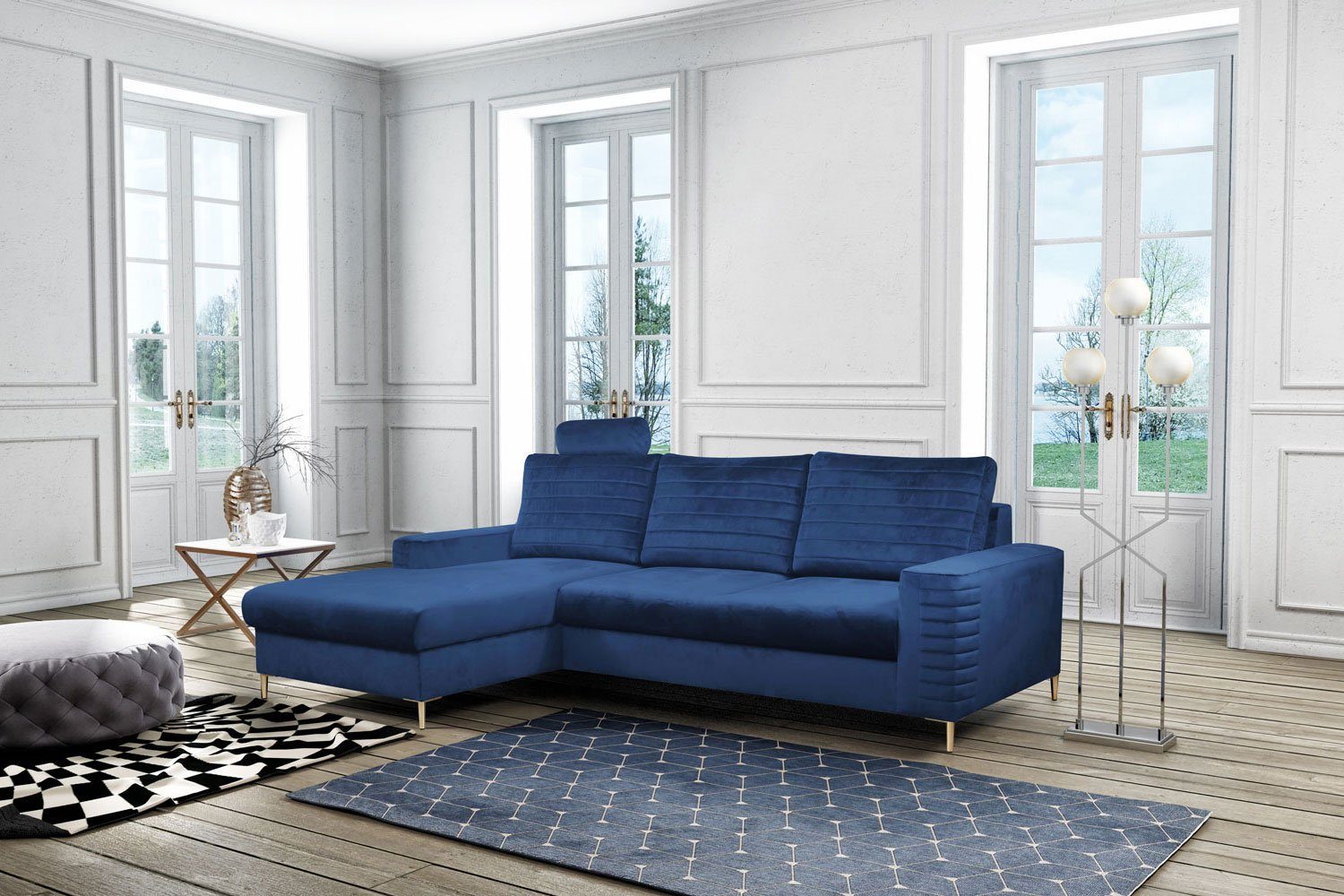 Feldmann-Wohnen Ecksofa Collin, mit Schlaffunktion und günstig online kaufen