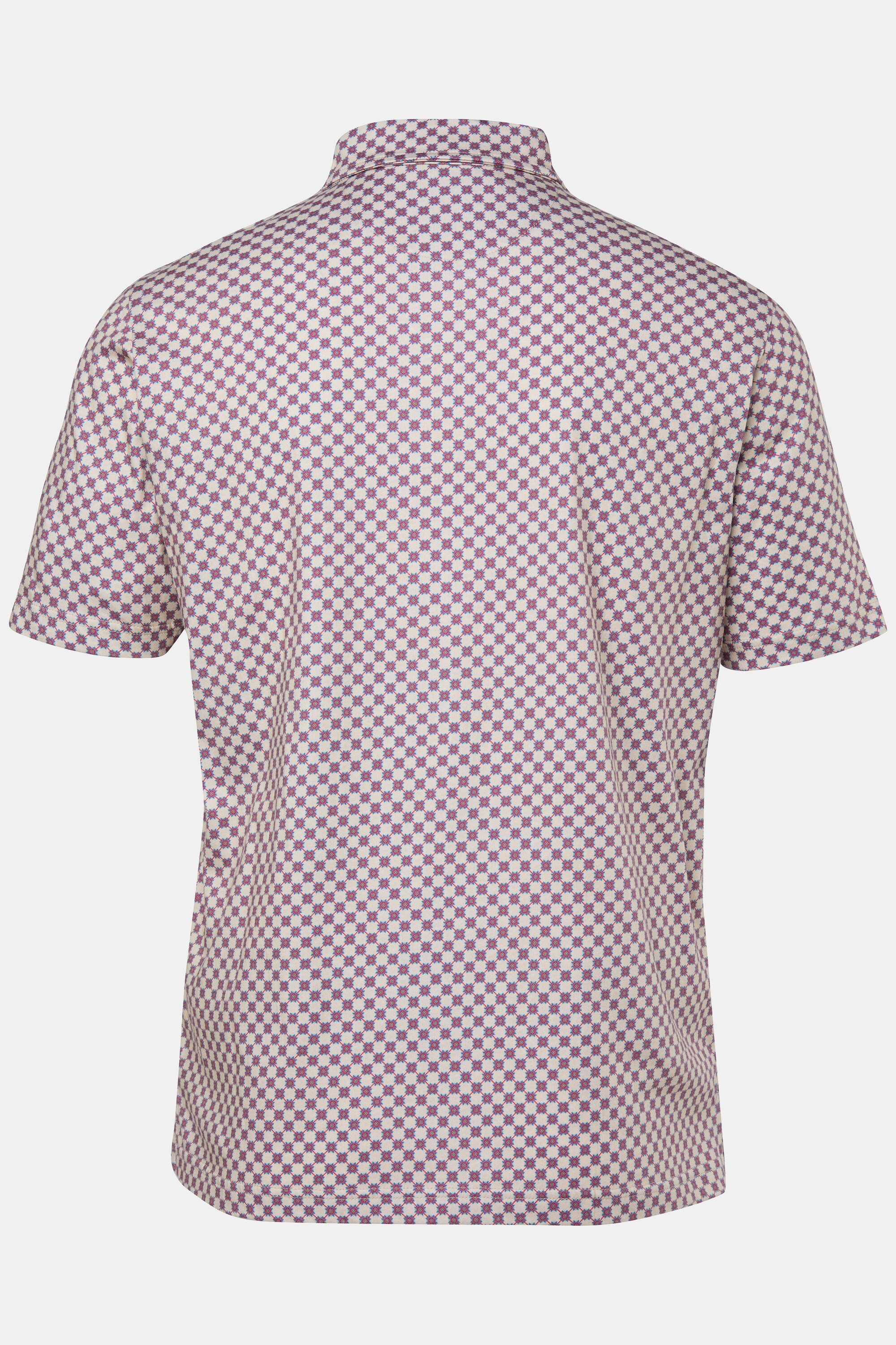 Boston Park Poloshirt Poloshirt Alloverprint Halbarm