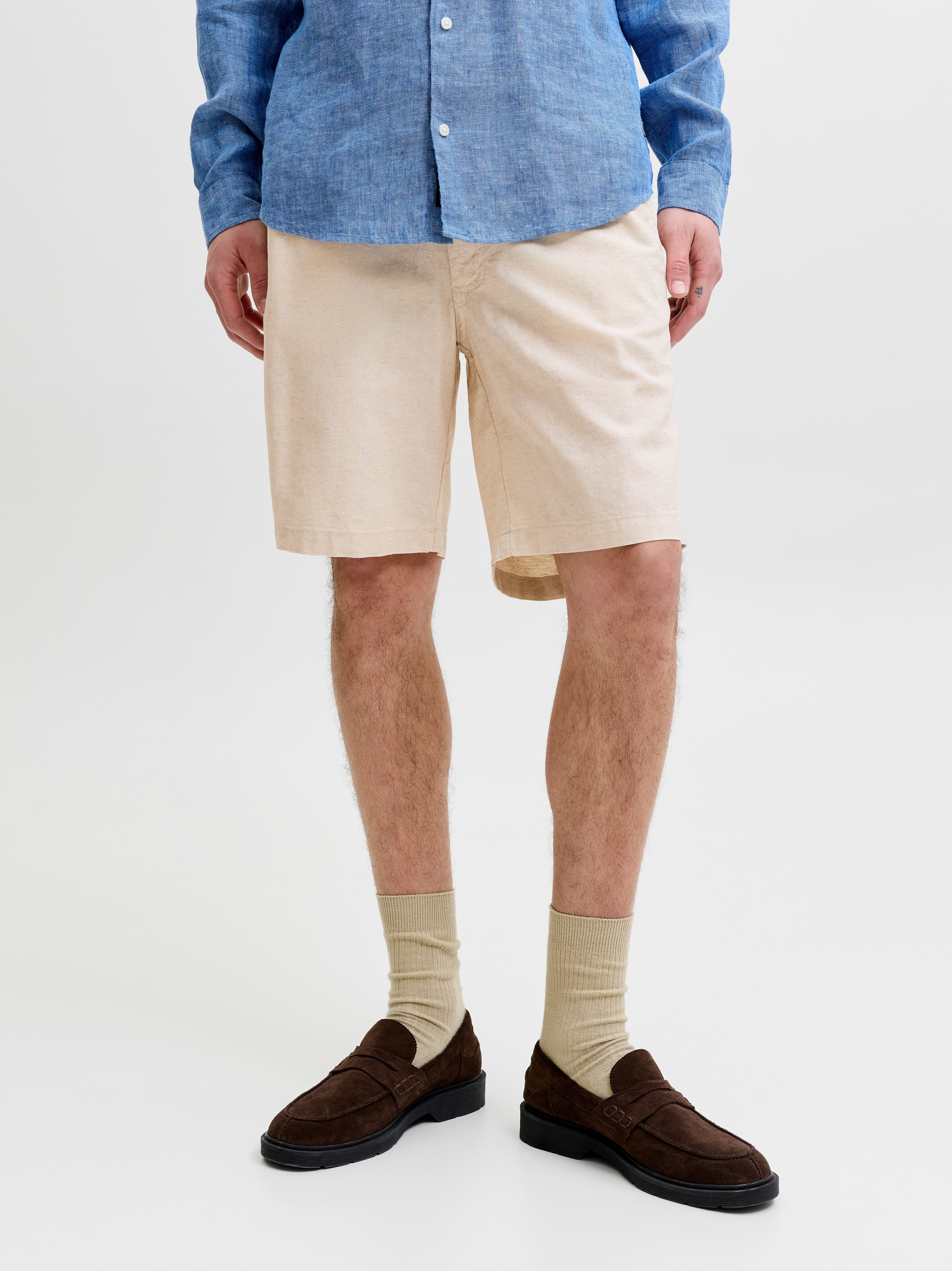 Jack & Jones Shorts JPSTJAIDEN HYBRID BONDI JOG SHORT REG SN Baumwollmischung, locker geschnitten