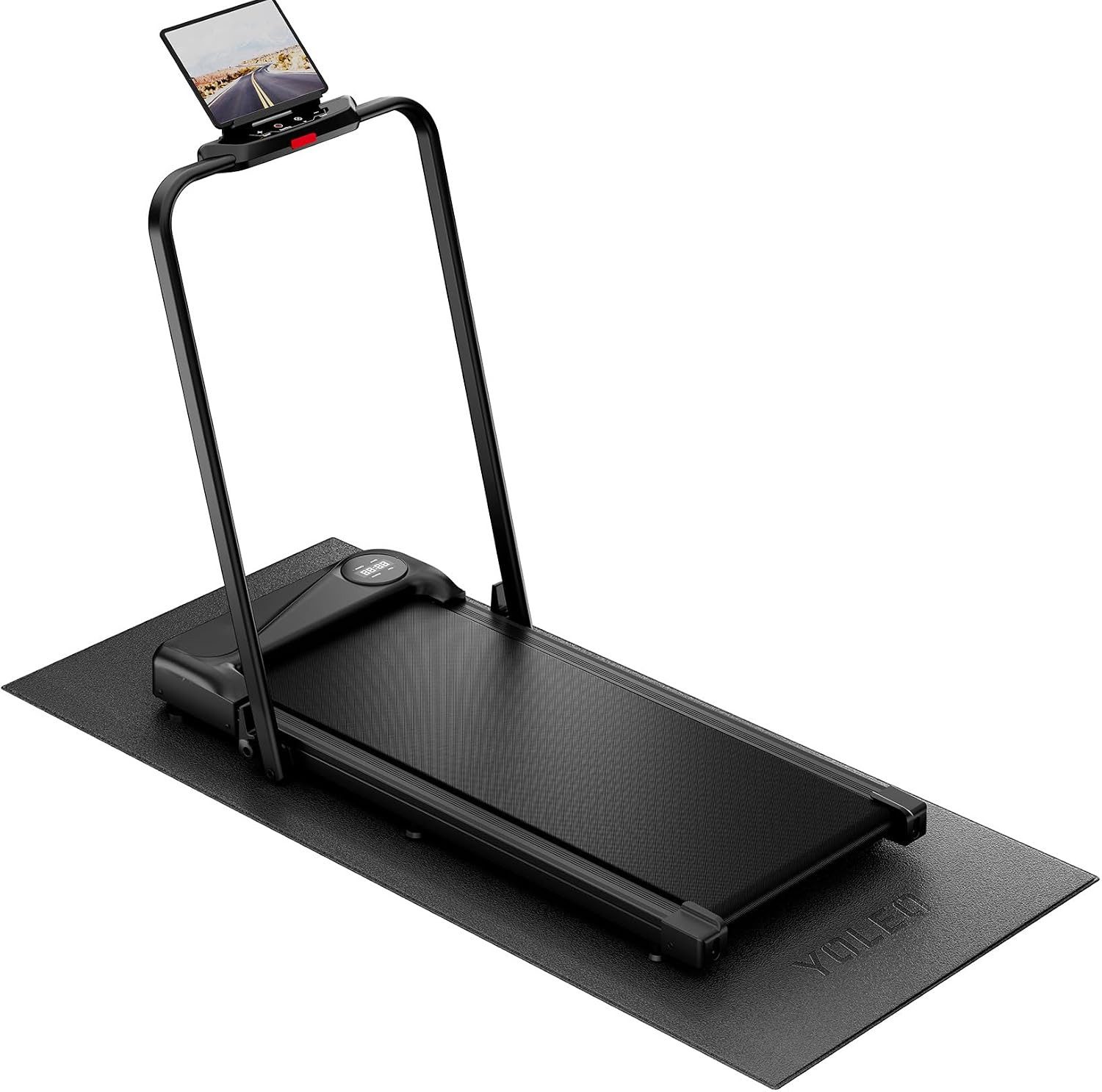 Dripex Bodenmatte Bodenschutzmatte für Laufband, für Hantelbank/Laufband/Yoga, Schützt Teppich und Hartboden, 6,35 mm dick, rutschfest & …