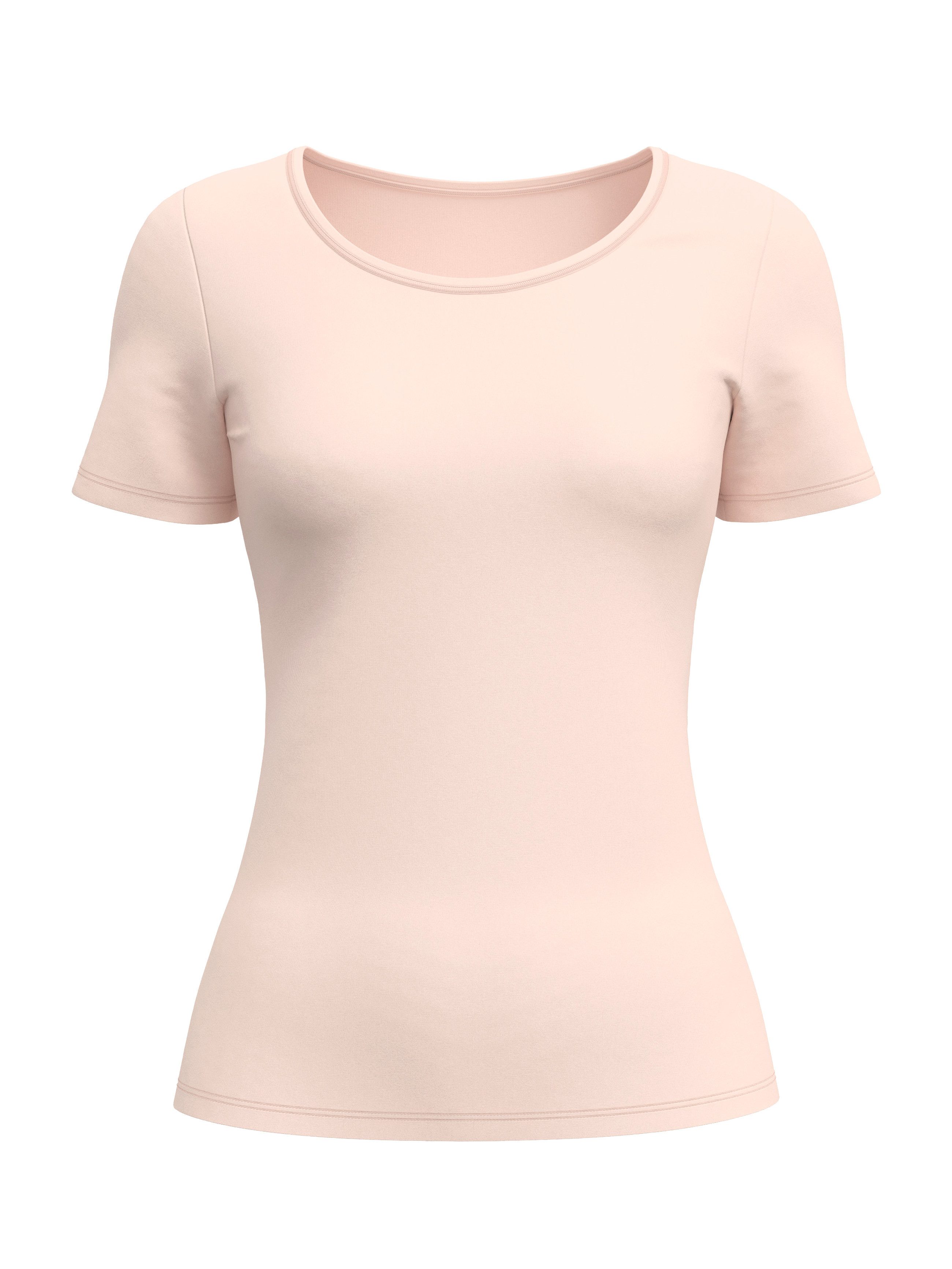 CALIDA Unterziehshirt Natural Comfort mit Rundhals und reduzierter Pillingbildung