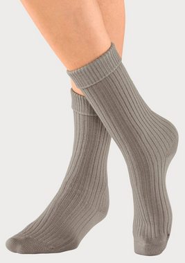 Lavana Socken (Packung, 2-Paar) in modischem Rippstrick