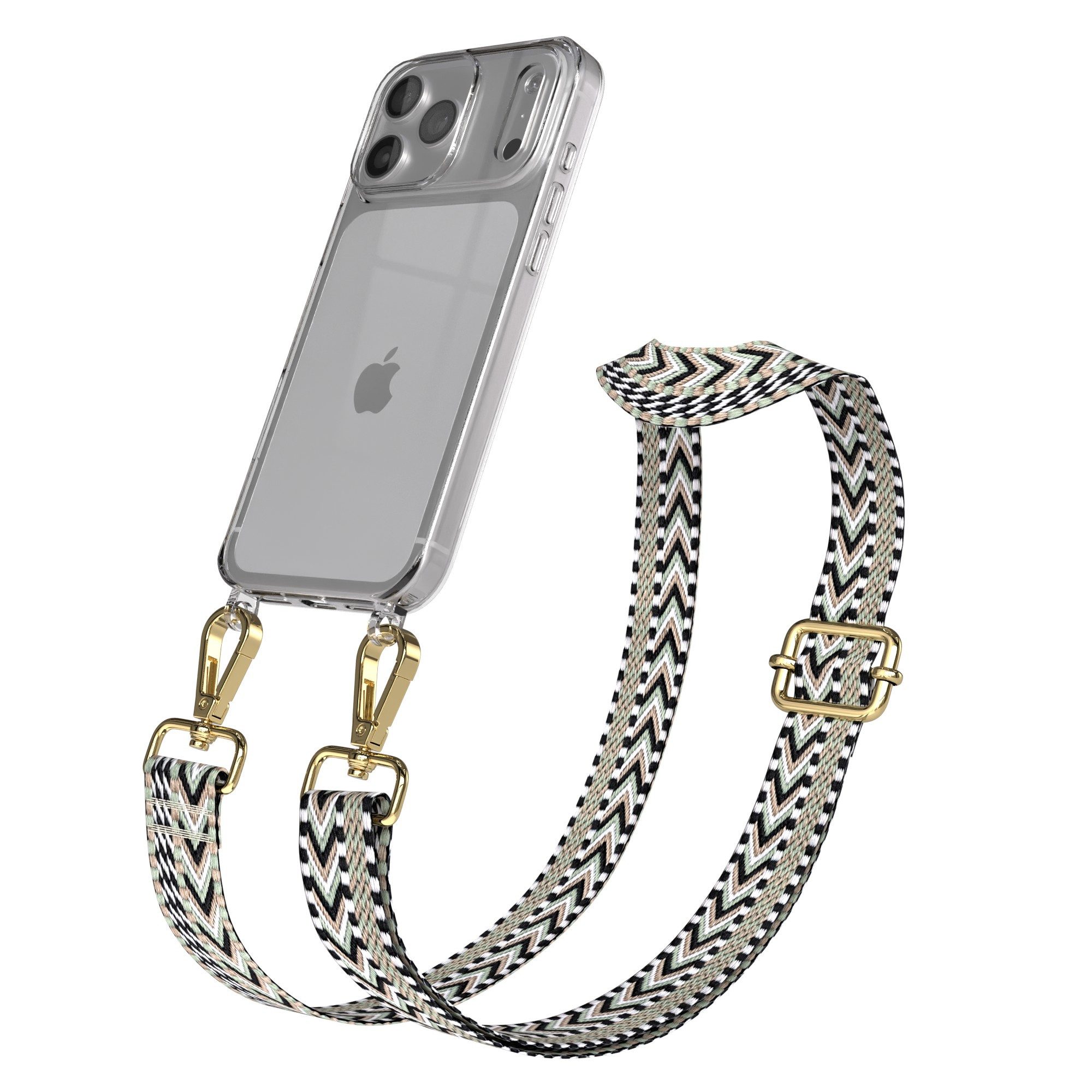 Handykette Silikonhülle mit Kette für Apple iPhone 17 Pro Max