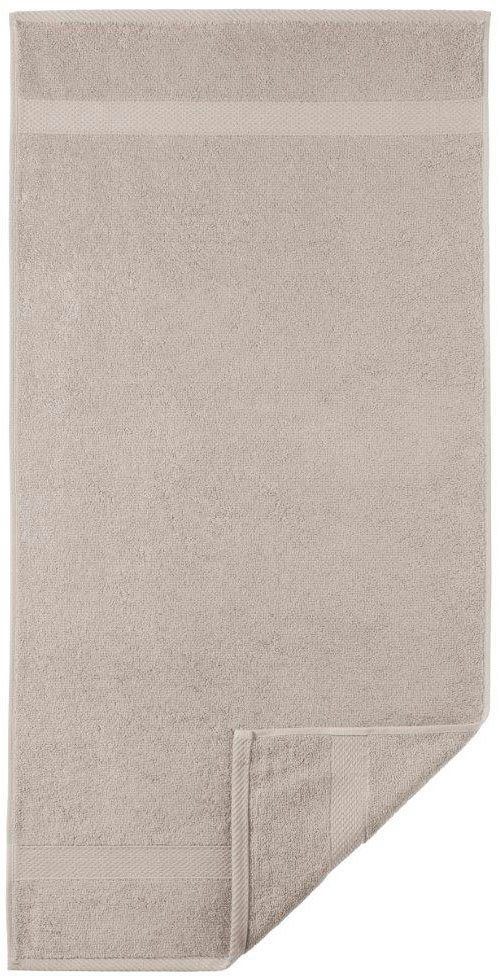 Egeria Handtücher "Diamant" Uni Programm mit schmaler Bordüre, 100 % Baumwo günstig online kaufen