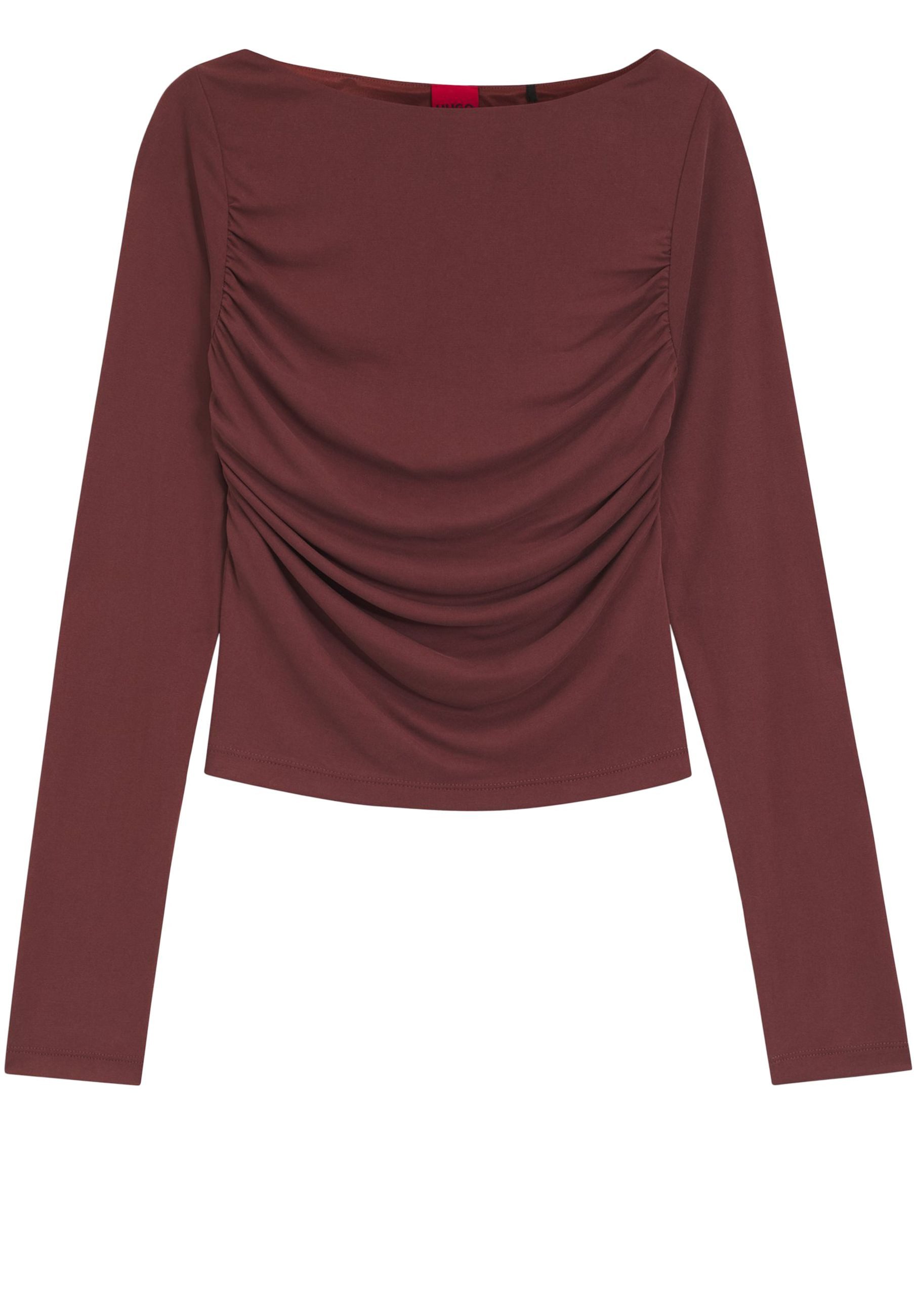 HUGO Langarmshirt Daeni (1-tlg., keine Angabe)