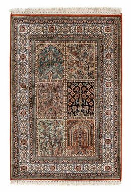 Orientteppich Perser - Classic - 89 x 61 cm - mehrfarbig, morgenland, rechteckig, Höhe: 10 mm, Wohnzimmer, Handgeknüpft, Einzelstück mit Zertifikat
