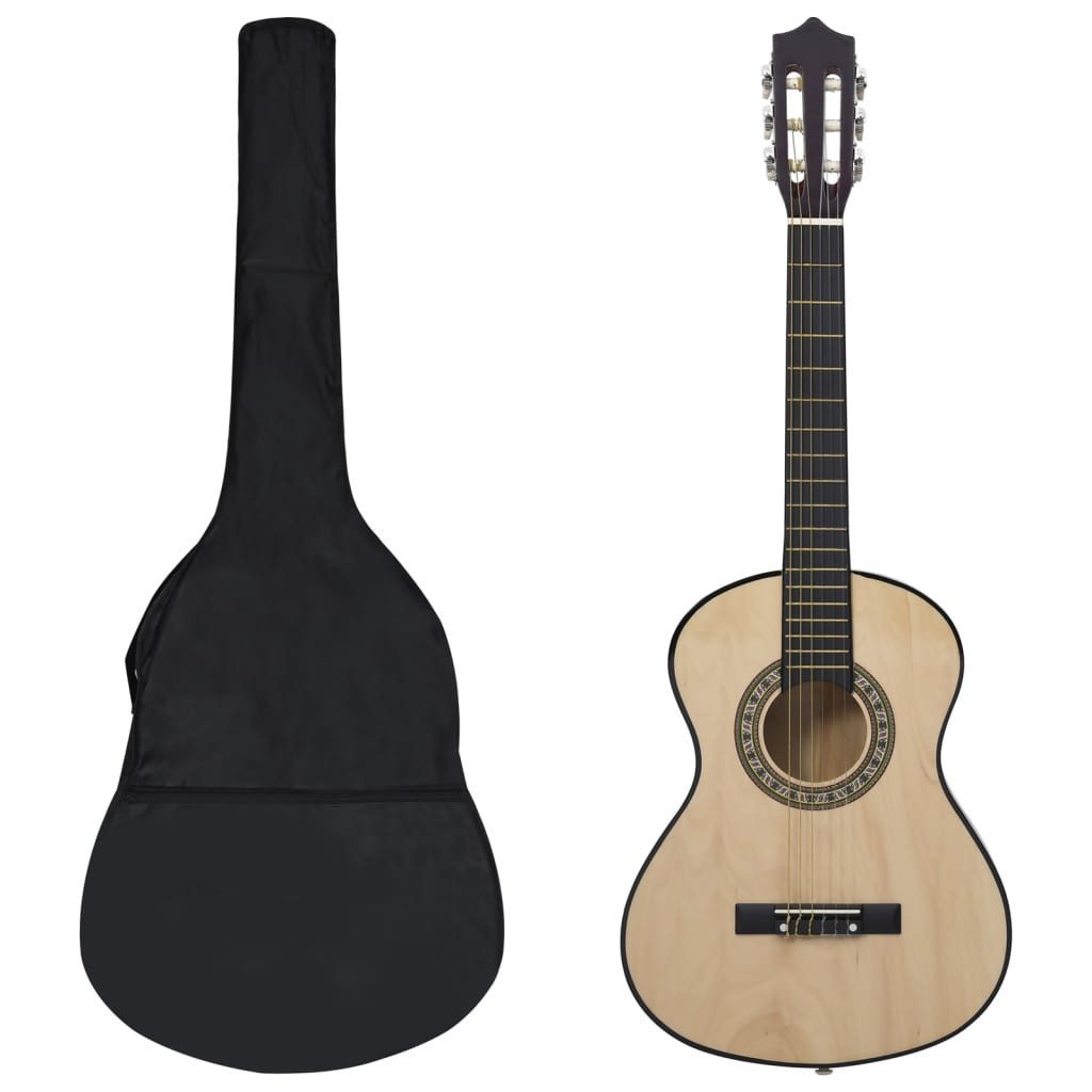 Westerngitarre 8-tlg. Klassische Gitarre für Kinder-Anfänger 1/2 34"