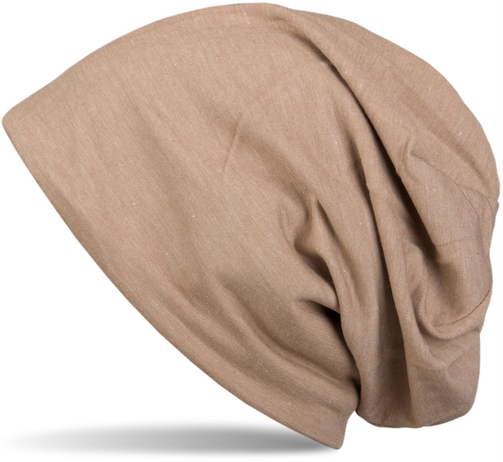 Beanie Unifarbene Beanie Mütze mit Fleece