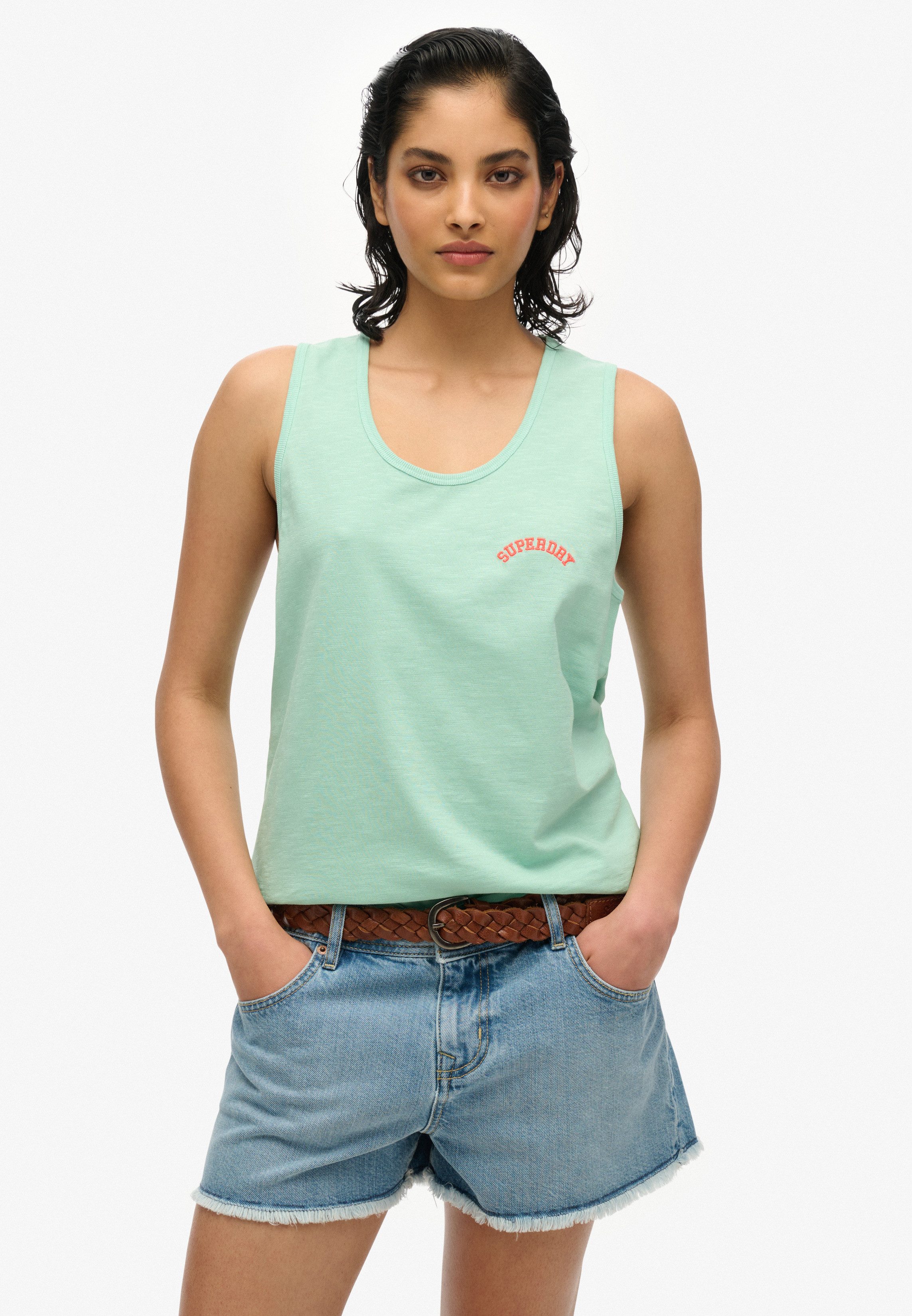 Superdry Tanktop ESSENTIAL LOGO GD VEST