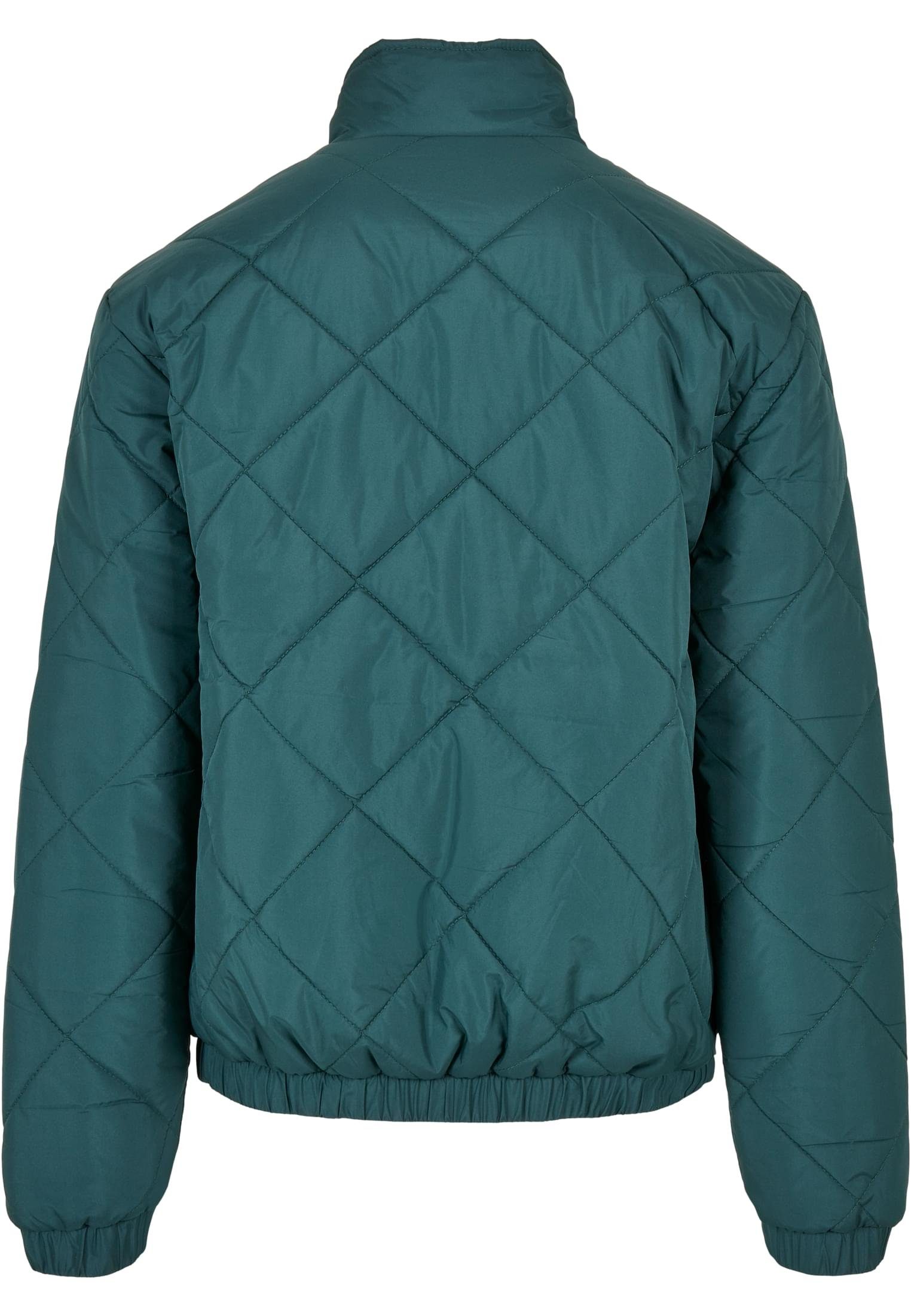 URBAN CLASSICS Sommerjacke Herren Diamond Quilted (1-St) green Jacket Short